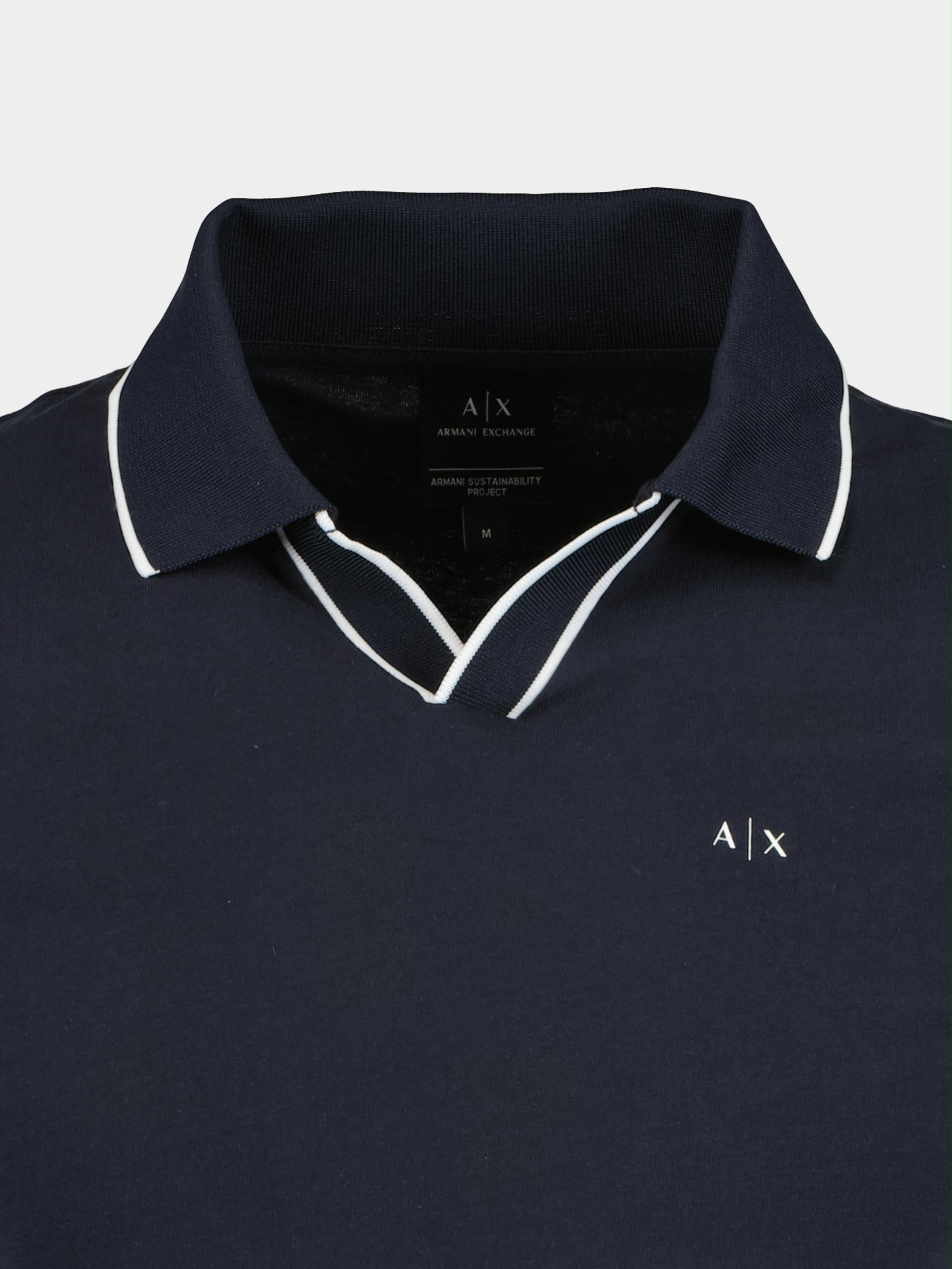 Armani Exchange Polo korte mouw Blauw  3RZFFC.ZJDFZ/1510