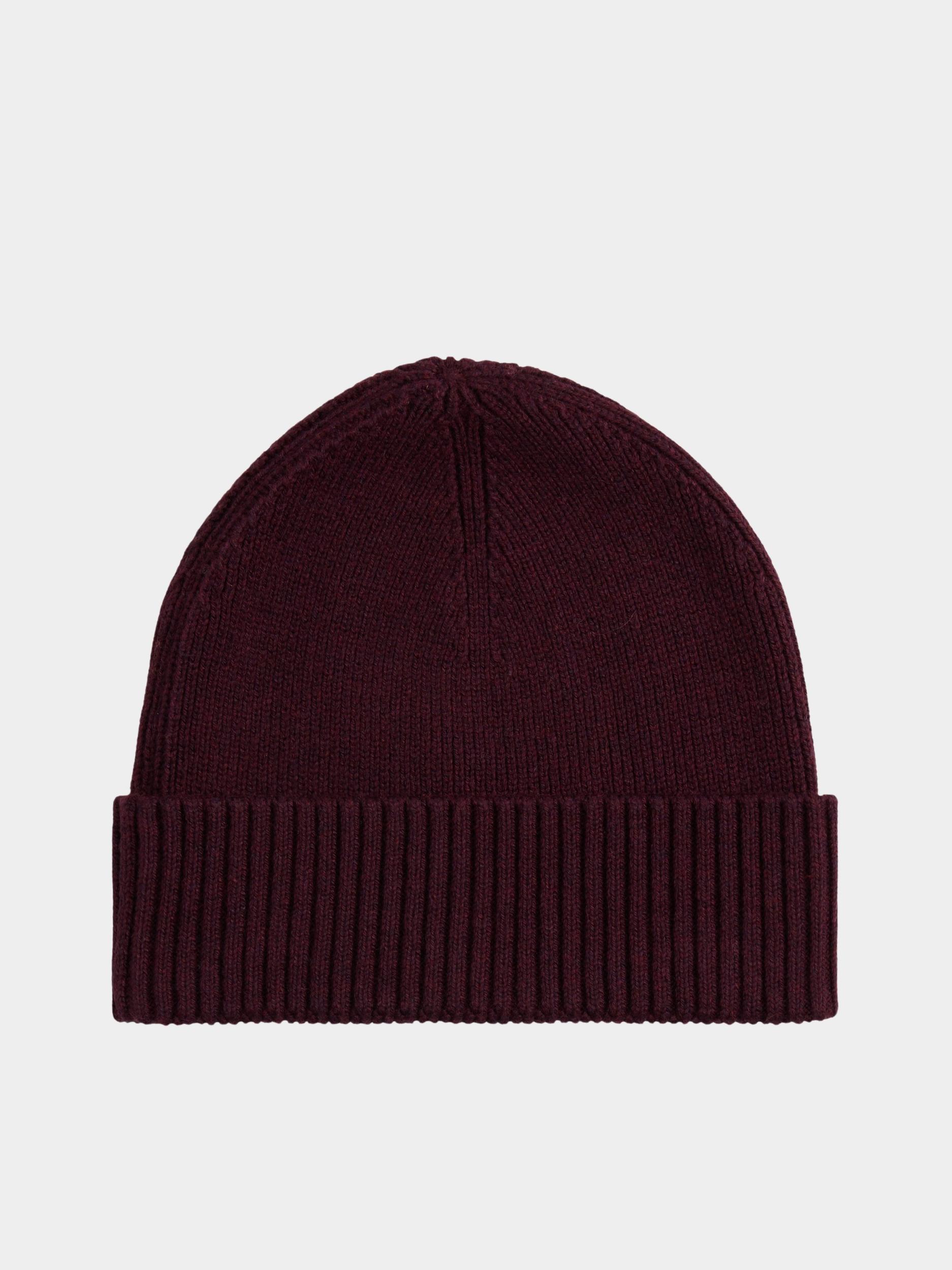 Tommy Hilfiger Muts Paars TH FLAG PIMA COTTON BEANIE AM0AM12796/0KA
