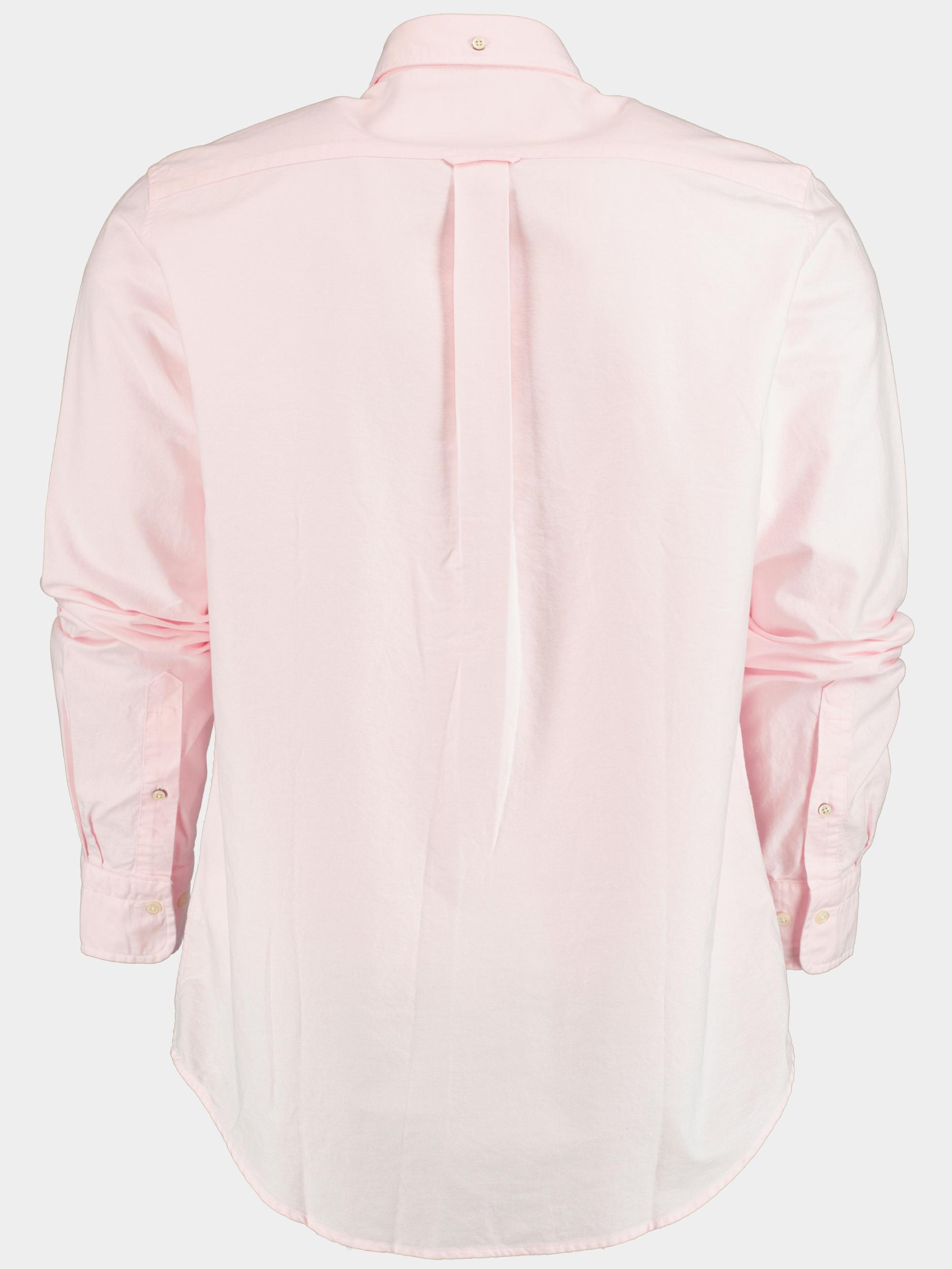 Gant Casual hemd lange mouw Roze Overhemd Oxford Regular Fit 3046000/662