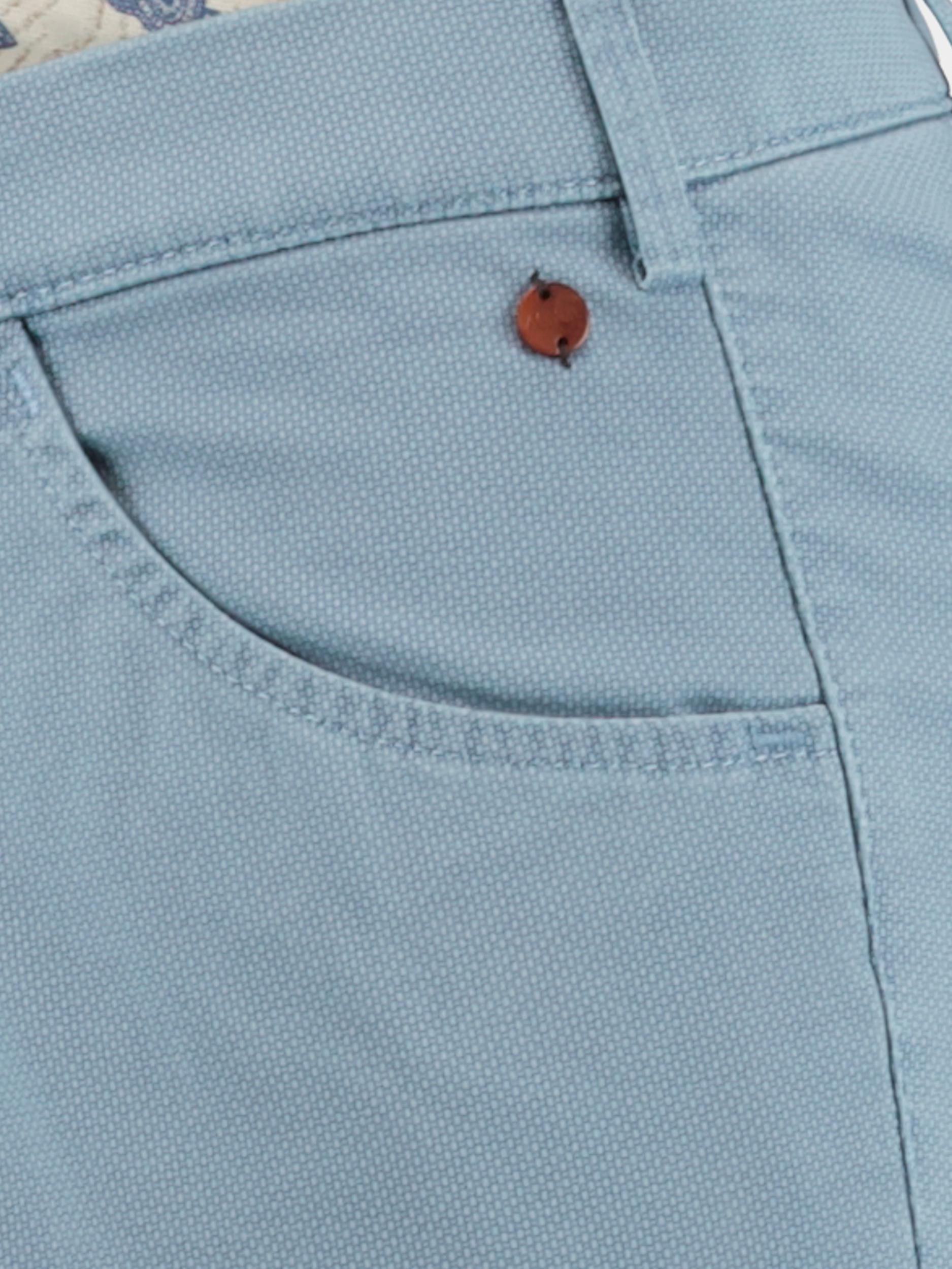 Meyer Katoenen Broek Blauw DUBLIN Art.1-5056 1271505600/16