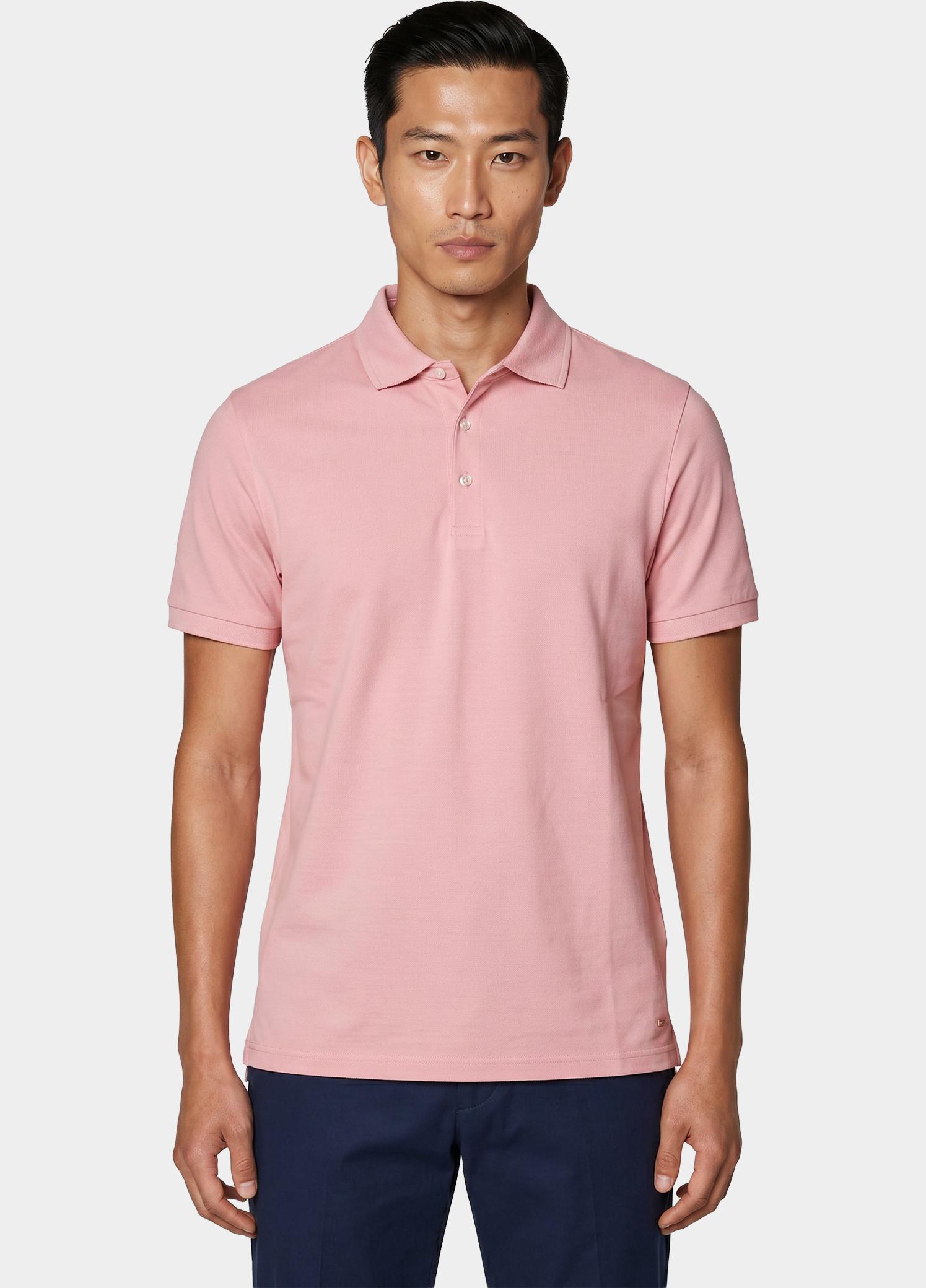 Born With Appetite Polo heren Roze Arto Polo BWA25108AR22/738 candy