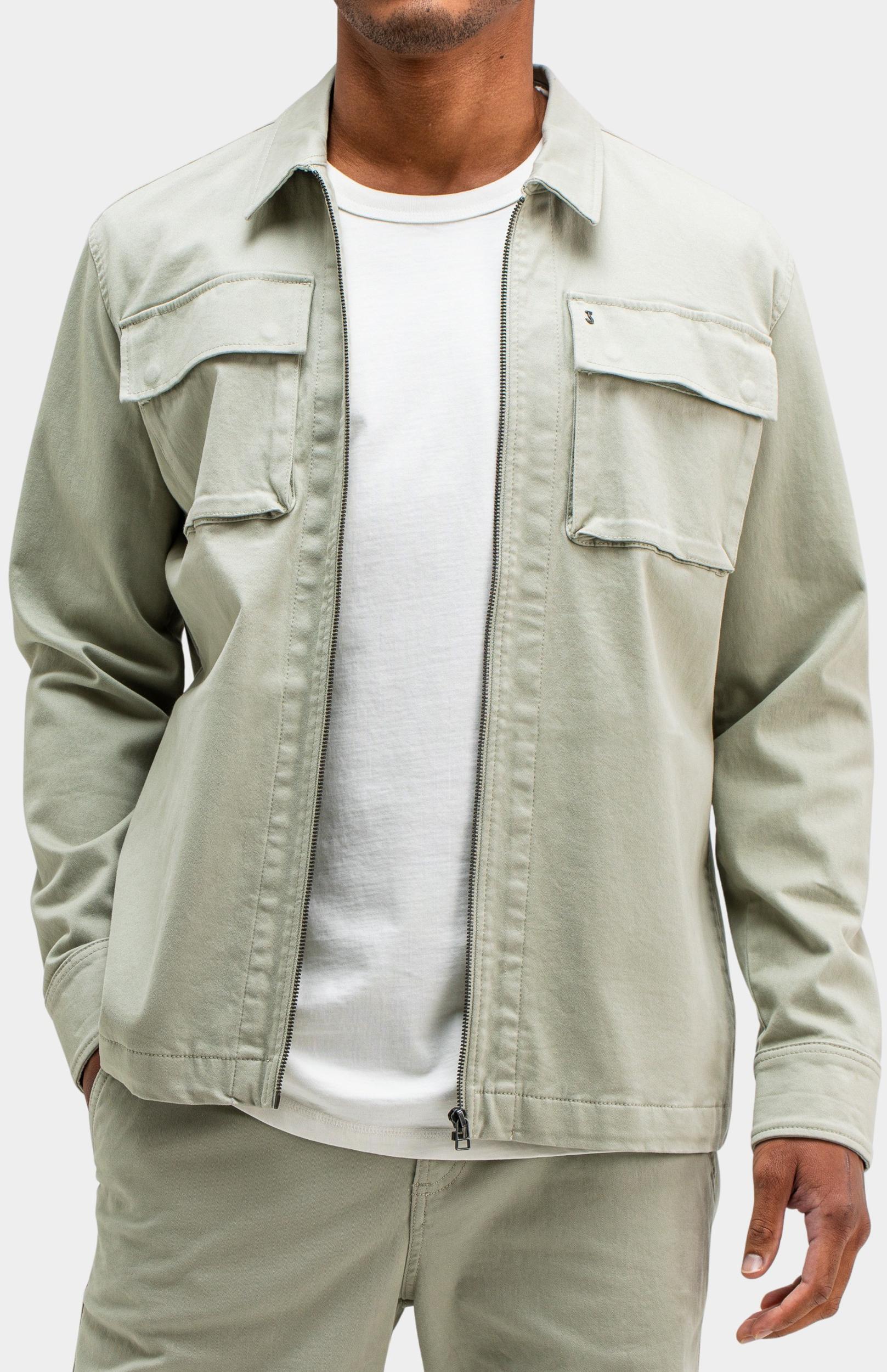 Butcher of Blue Overshirt Groen Sonam Twill Overshirt M2424002/791