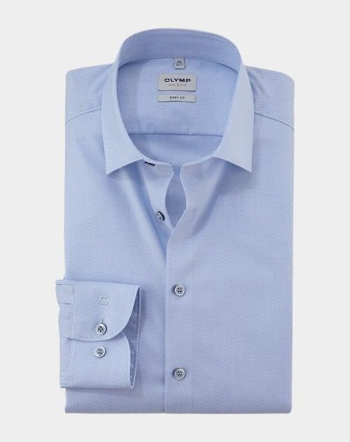 Olymp Business hemd lange mouw Blauw Level Five 201674/11