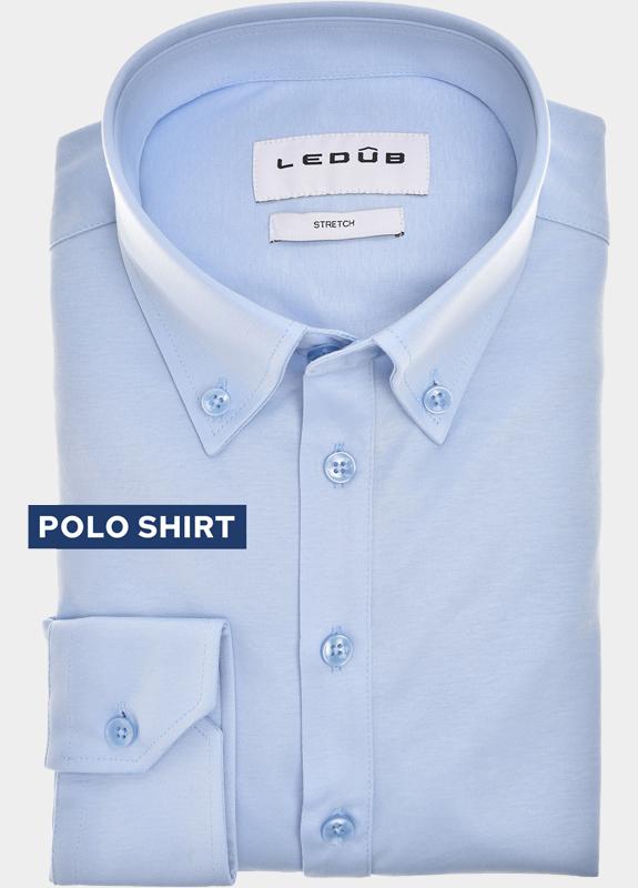 Ledub Polo lange mouw Blauw  0702126/125-000-000