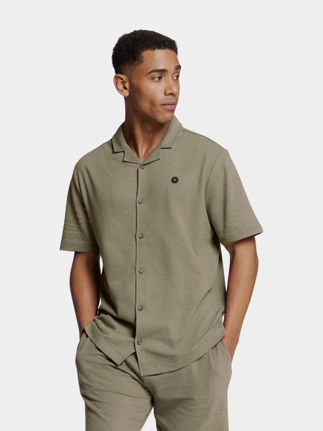 No Excess Casual hemd korte mouw Groen  27420384/186