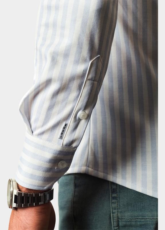 Ledub Business hemd lange mouw Blauw  0143465/120-000-000