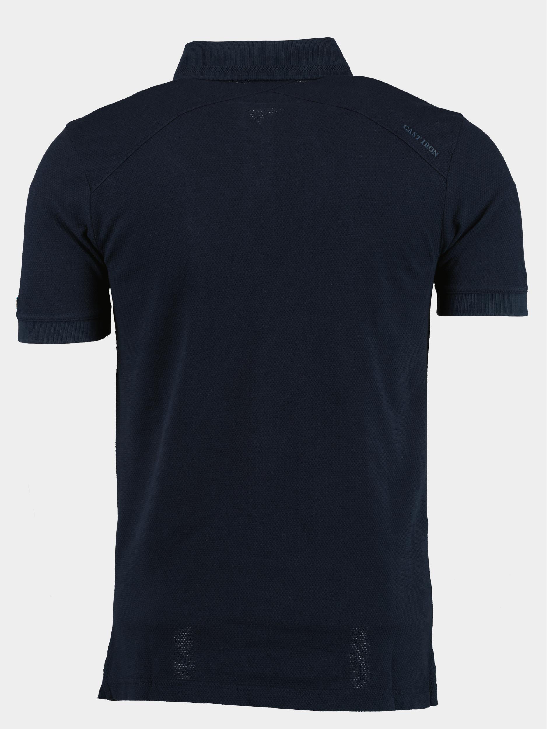 Cast Iron Polo korte mouw Blauw Short sleeve polo cotton popc CPSS2304874/5287