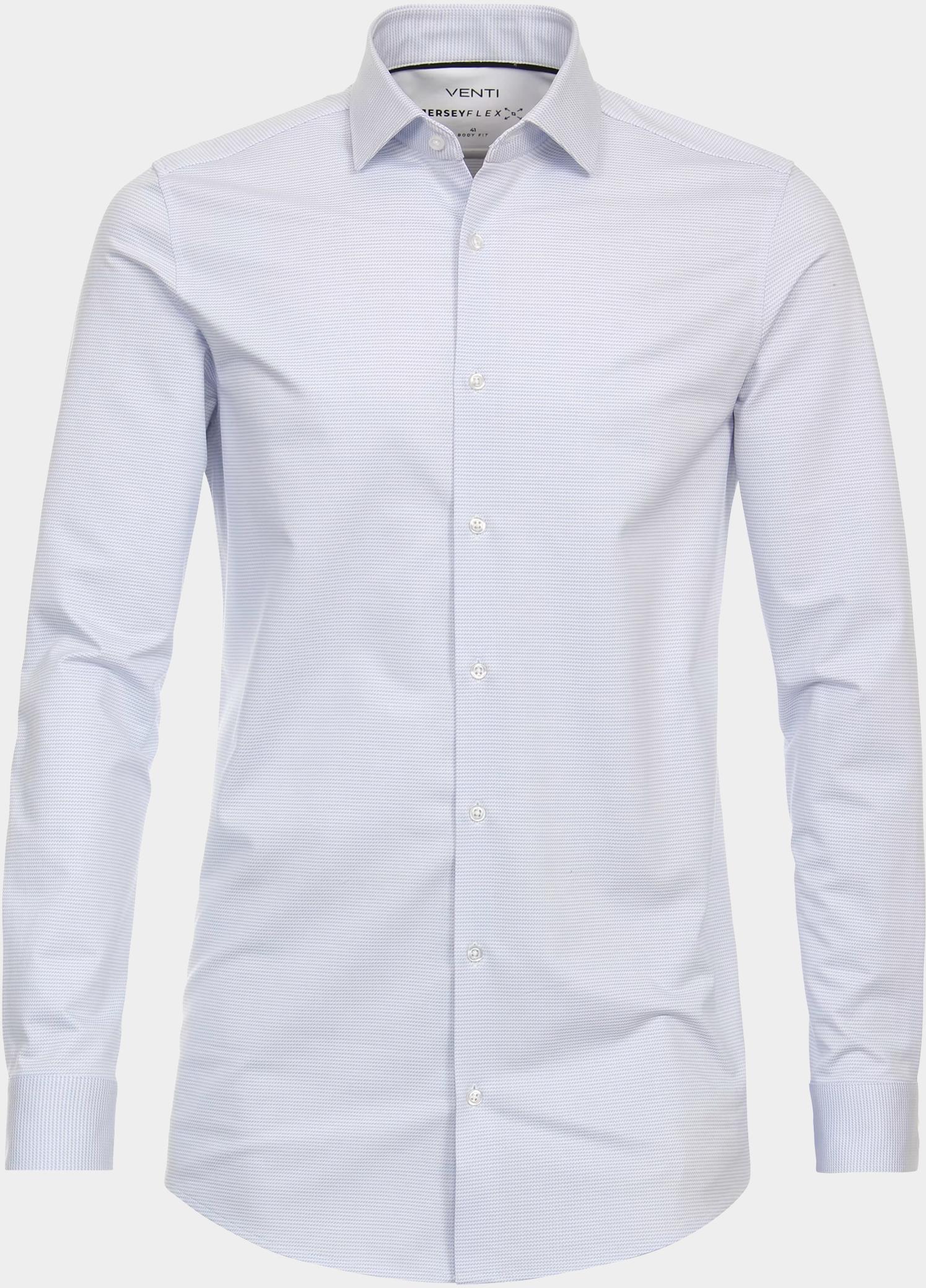 Venti Zakelijk overhemd heren Blauw Kent Body Fit 144226500/100