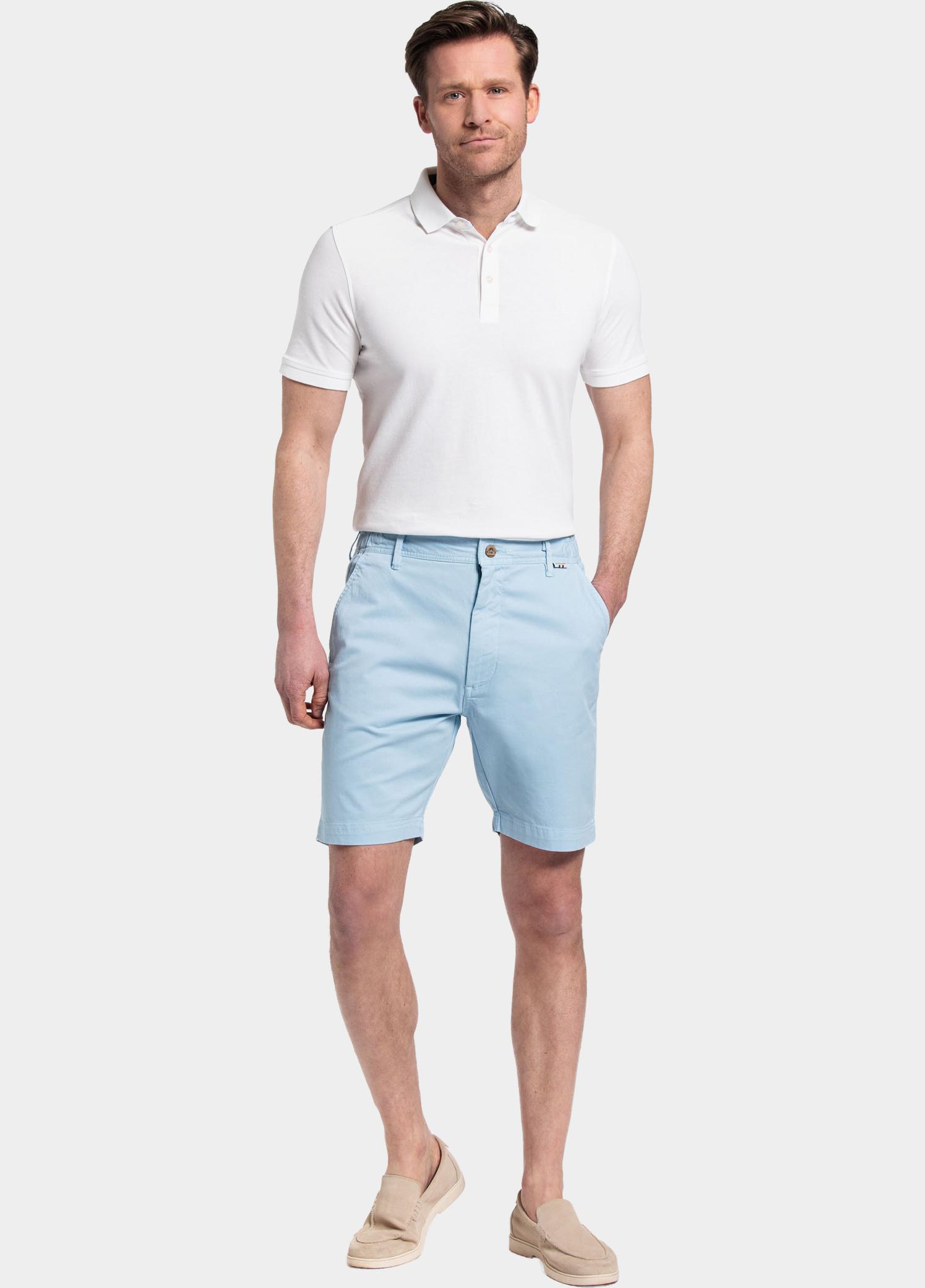 Giordano Korte Broek heren Blauw Porter Short (elastic in wais 411117/64