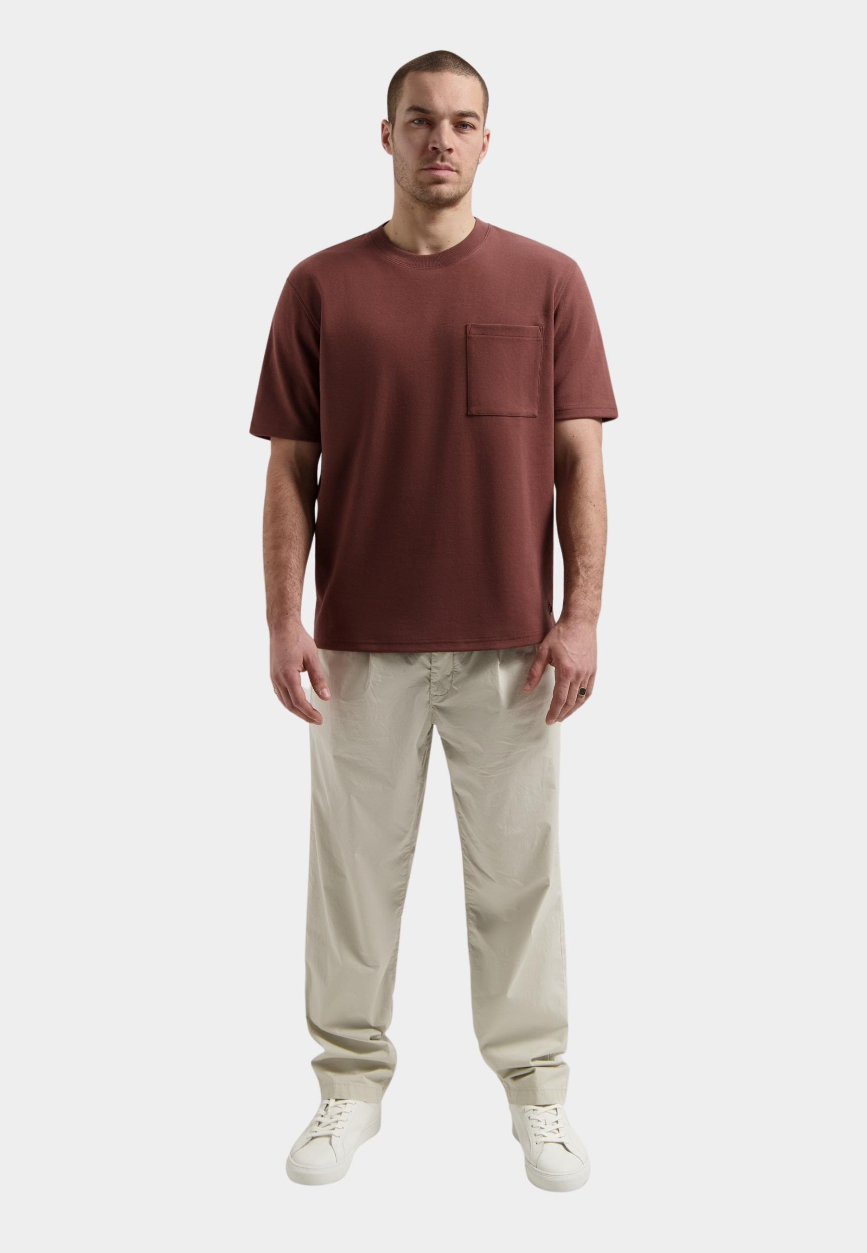 Dstrezzed T-shirt korte mouw Rood Ebbe Boxy Tee 202908-SS25/273