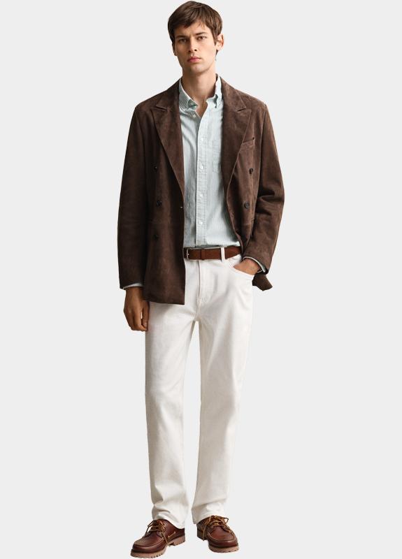 Gant Overhemd heren Groen Klassiek Oxford-overoverhemd 3000230/376