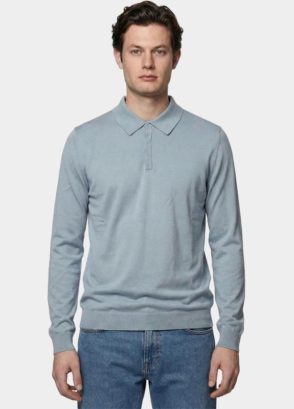 HUGO Red Polo lange mouw Paars San Pippo-CV 10267573 01 50532050/513