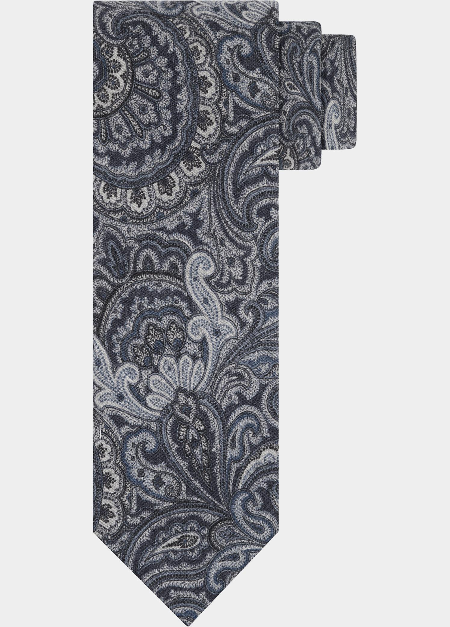 Profuomo Stropdas Blauw  PPXA30024/A