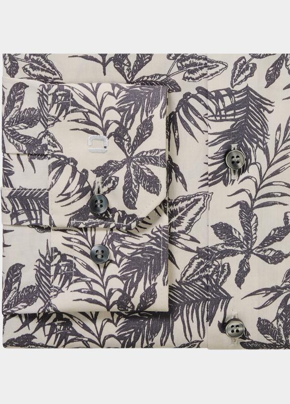 Olymp Overhemd extra lange mouw Beige No. Six 251819/22