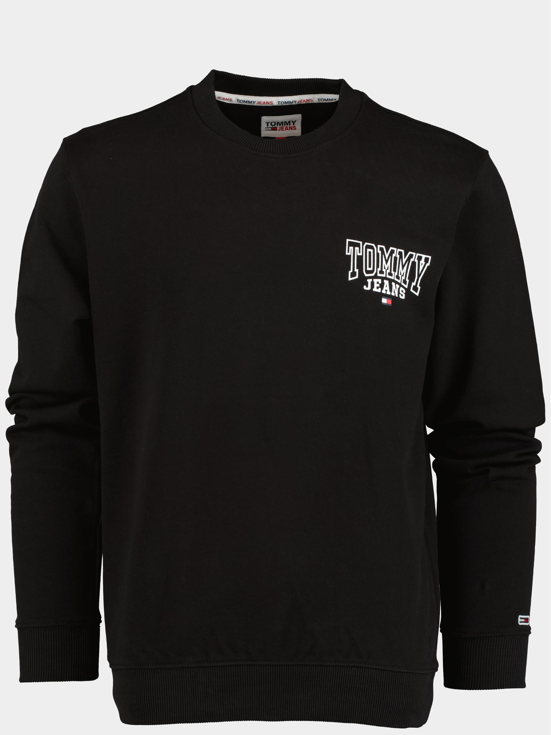 Tommy Jeans Sweater Zwart TJM reg entry graphic crew DM0DM17157/BDS