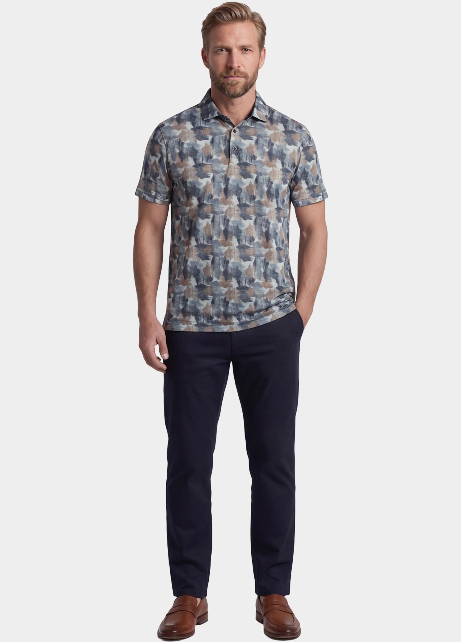 Giordano Polo heren Blauw Formentini Short Sleeve Polo 616554/60