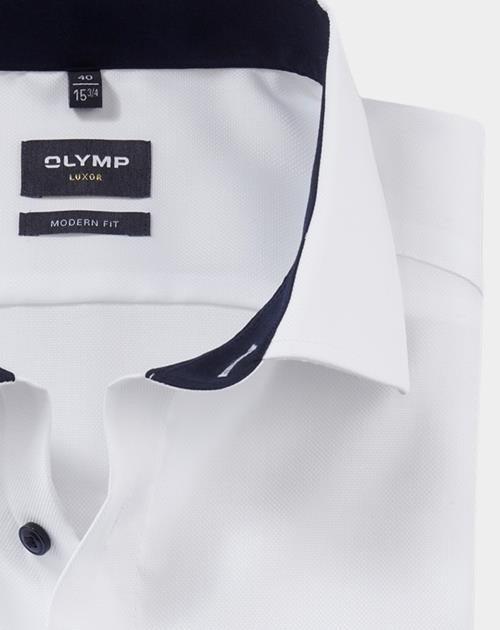 Olymp Business hemd korte mouw Wit 0400/12 Hemden 040012/00