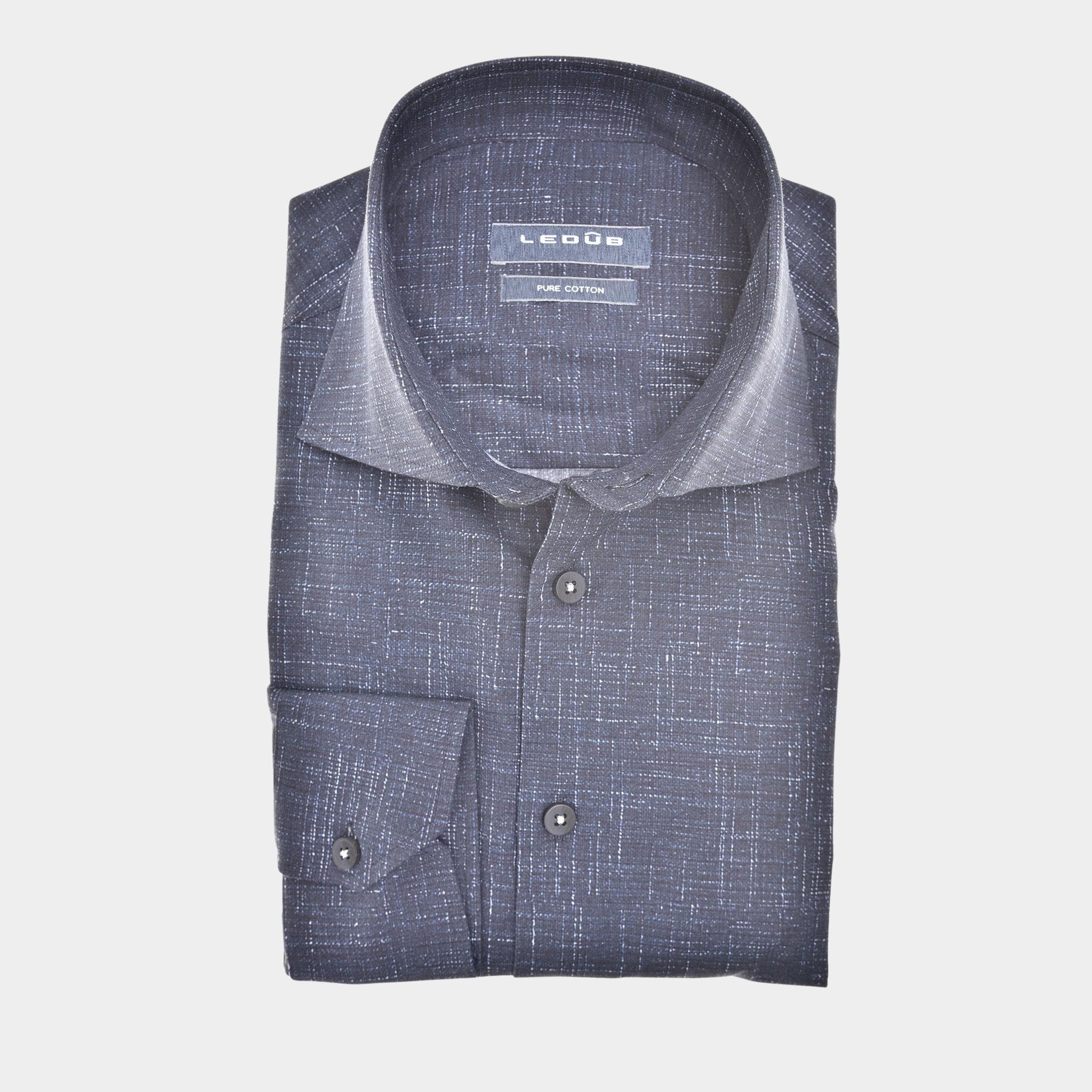 Ledub Business hemd lange mouw Blauw LE24204 MFN 5 0142325/180-000-000