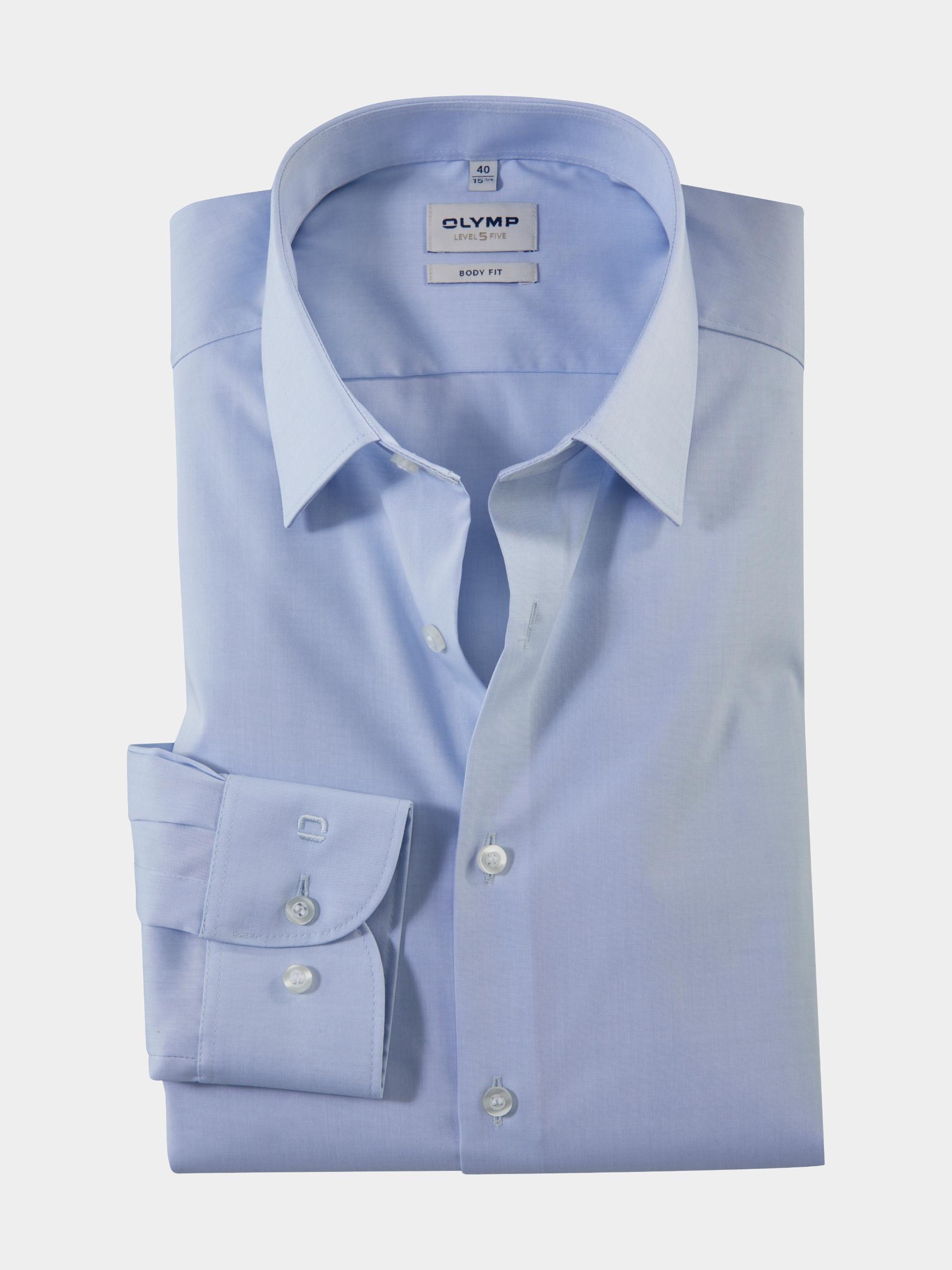 Olymp Business hemd lange mouw Blauw Level Five 208064/10