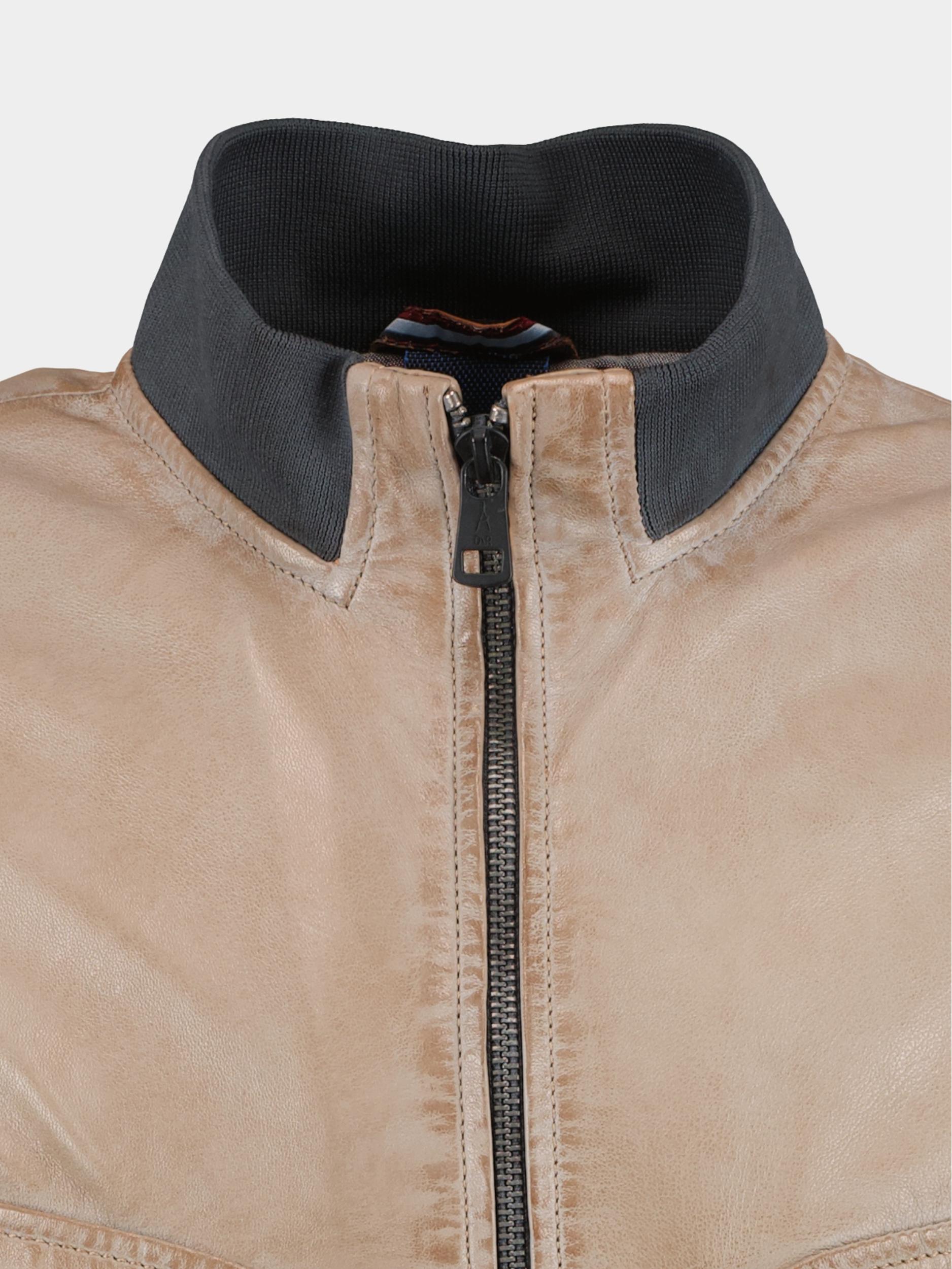 Donders 1860 Lederen jack Beige Leather Jacket 52359/350