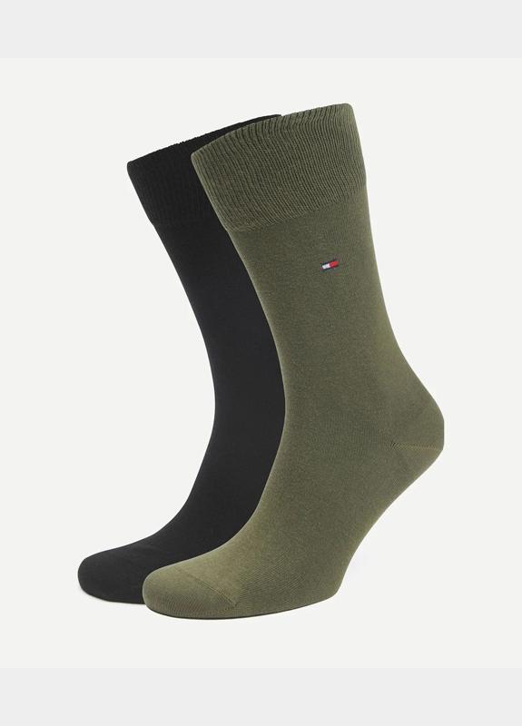 Tommy Hilfiger Sokken Groen TH men sock classic 2P 371111/142