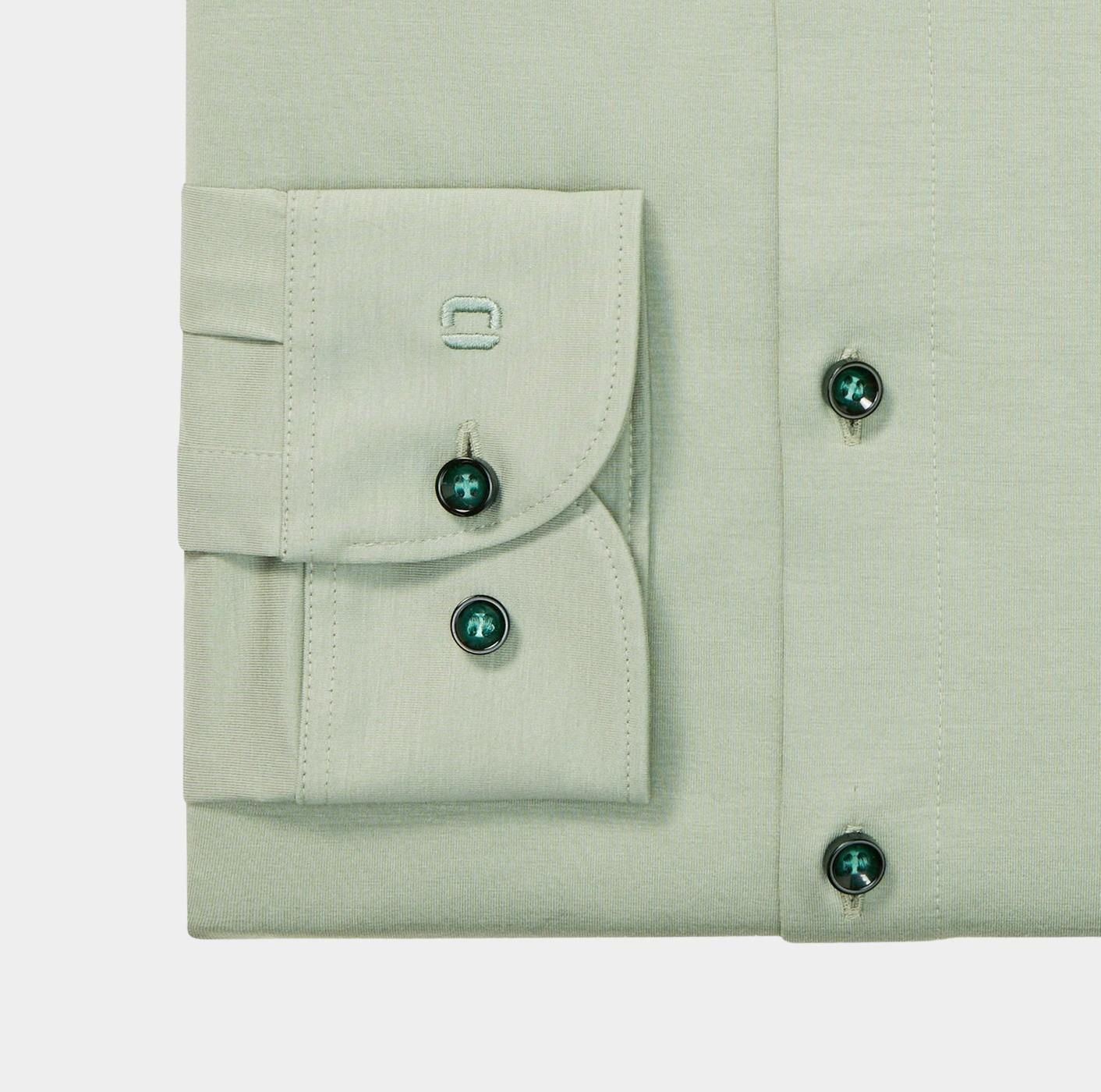 Olymp Business hemd lange mouw Groen 24/7 Level 5 200869/46