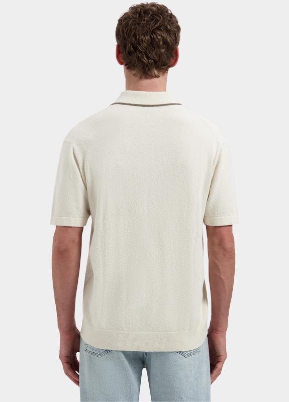 Dstrezzed Polo korte mouw Beige Daxton Shirt 421160/107