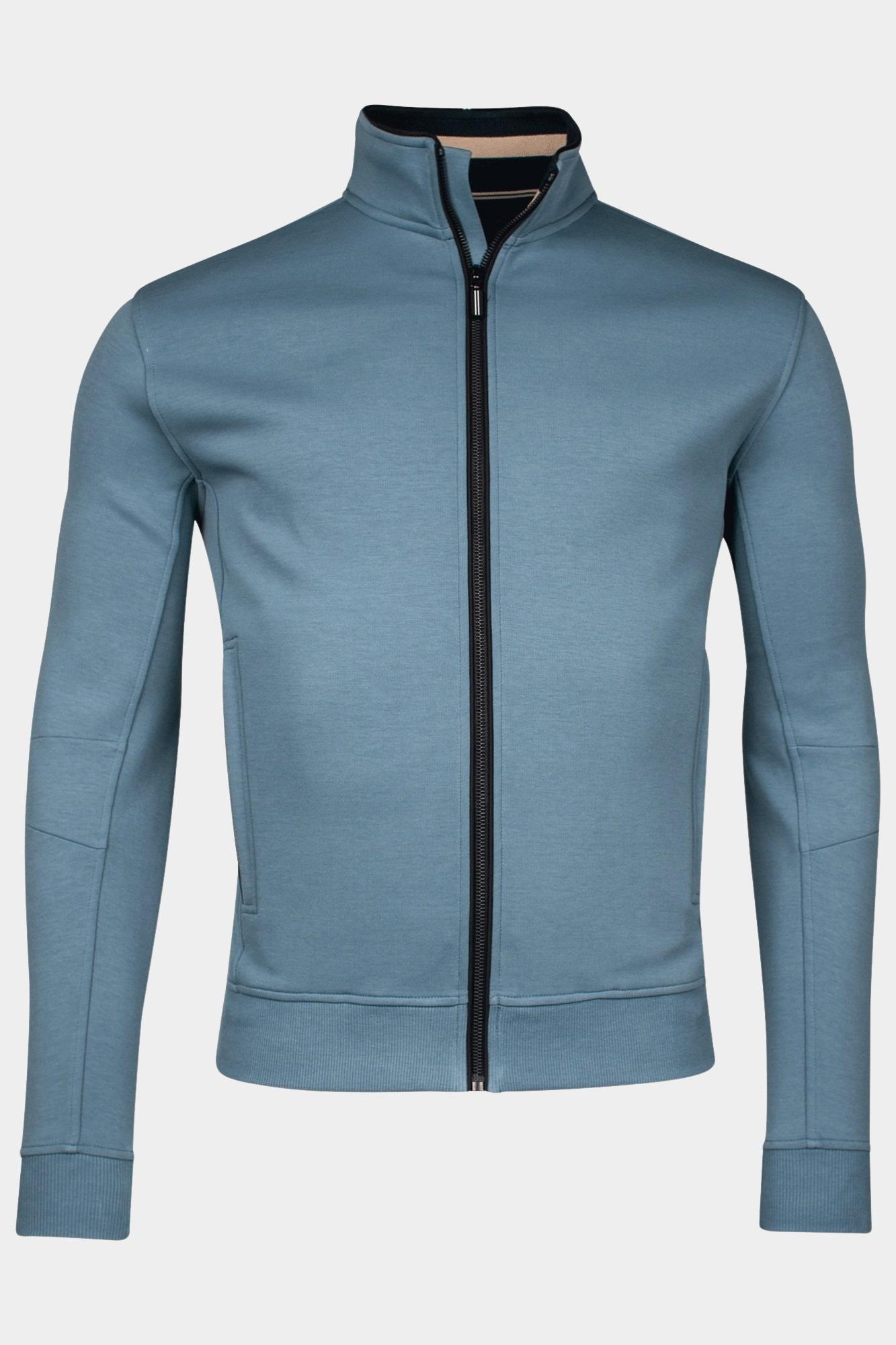 Baileys Vest Blauw Sweat Cardigan Zip 512286/98