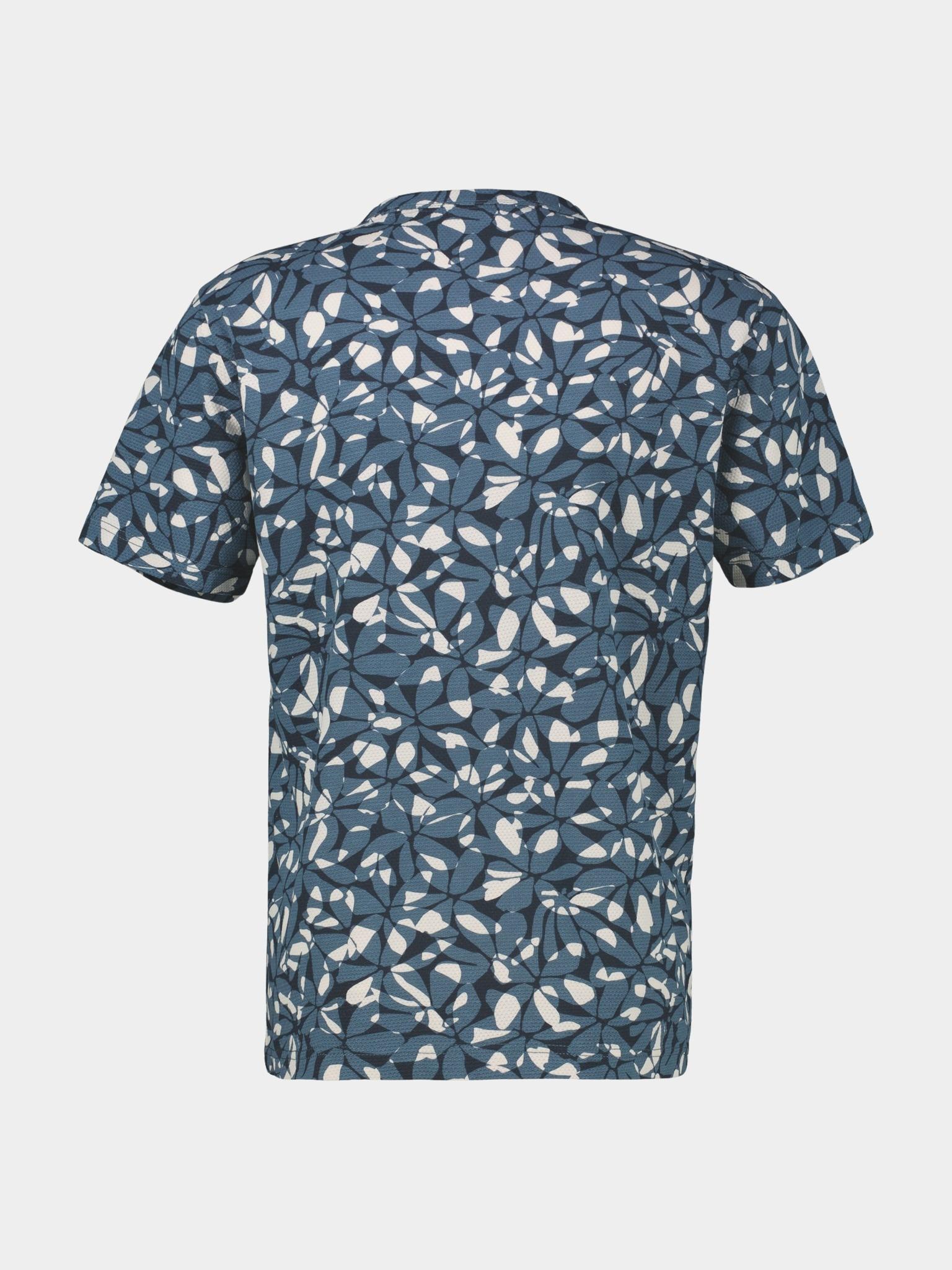 Lerros T-shirt korte mouw Blauw  2523013/443