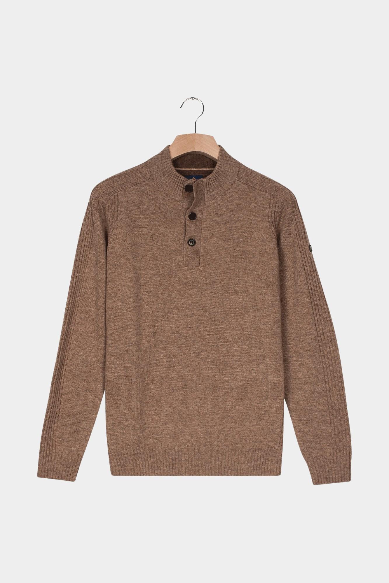Baileys Half Zip Bruin Pullover 1/2 Zip/Buttons 10gg 520095/865