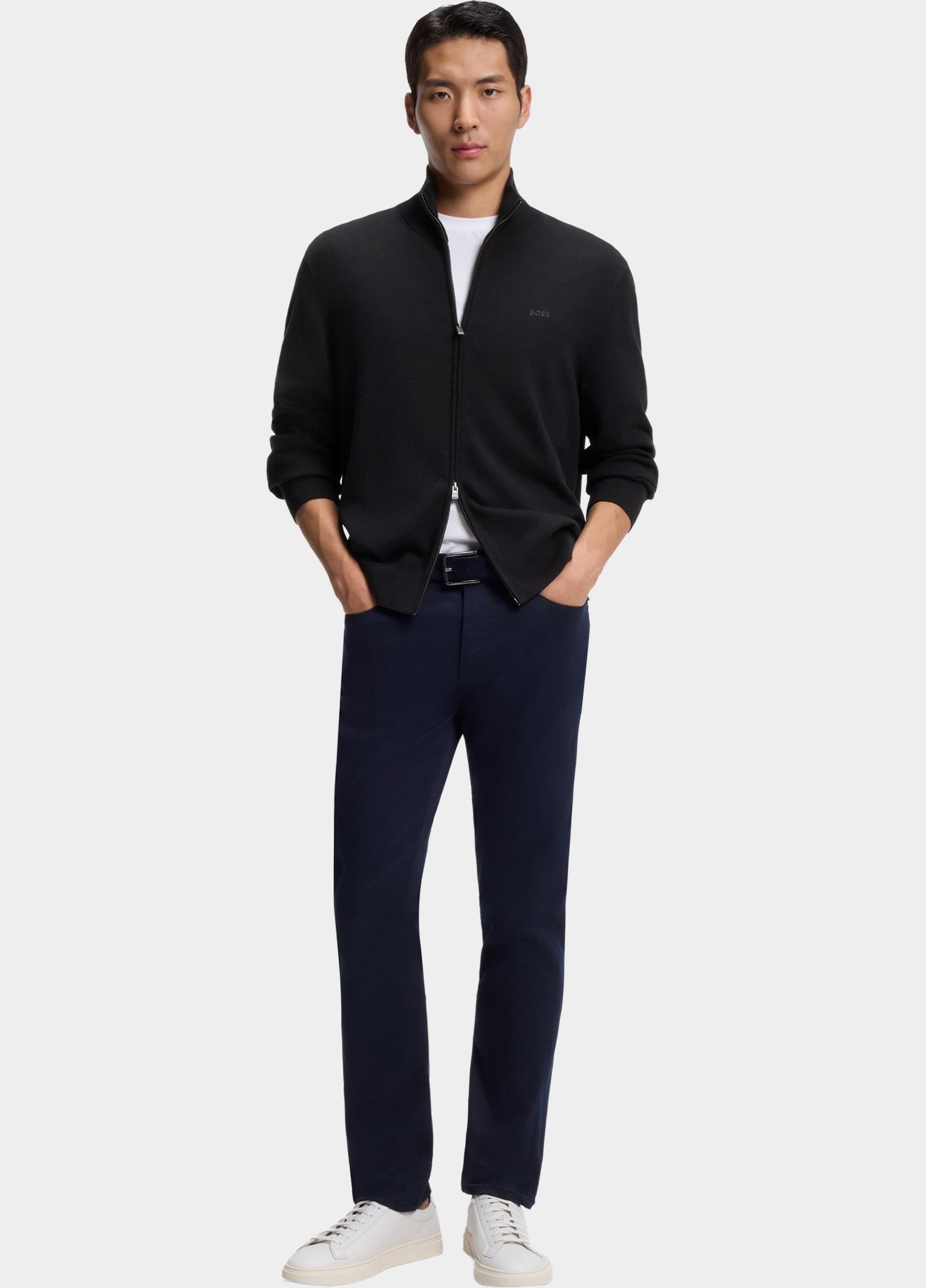 BOSS Black Vest heren Blauw C-Ubaio 10277311 01 50556325/404