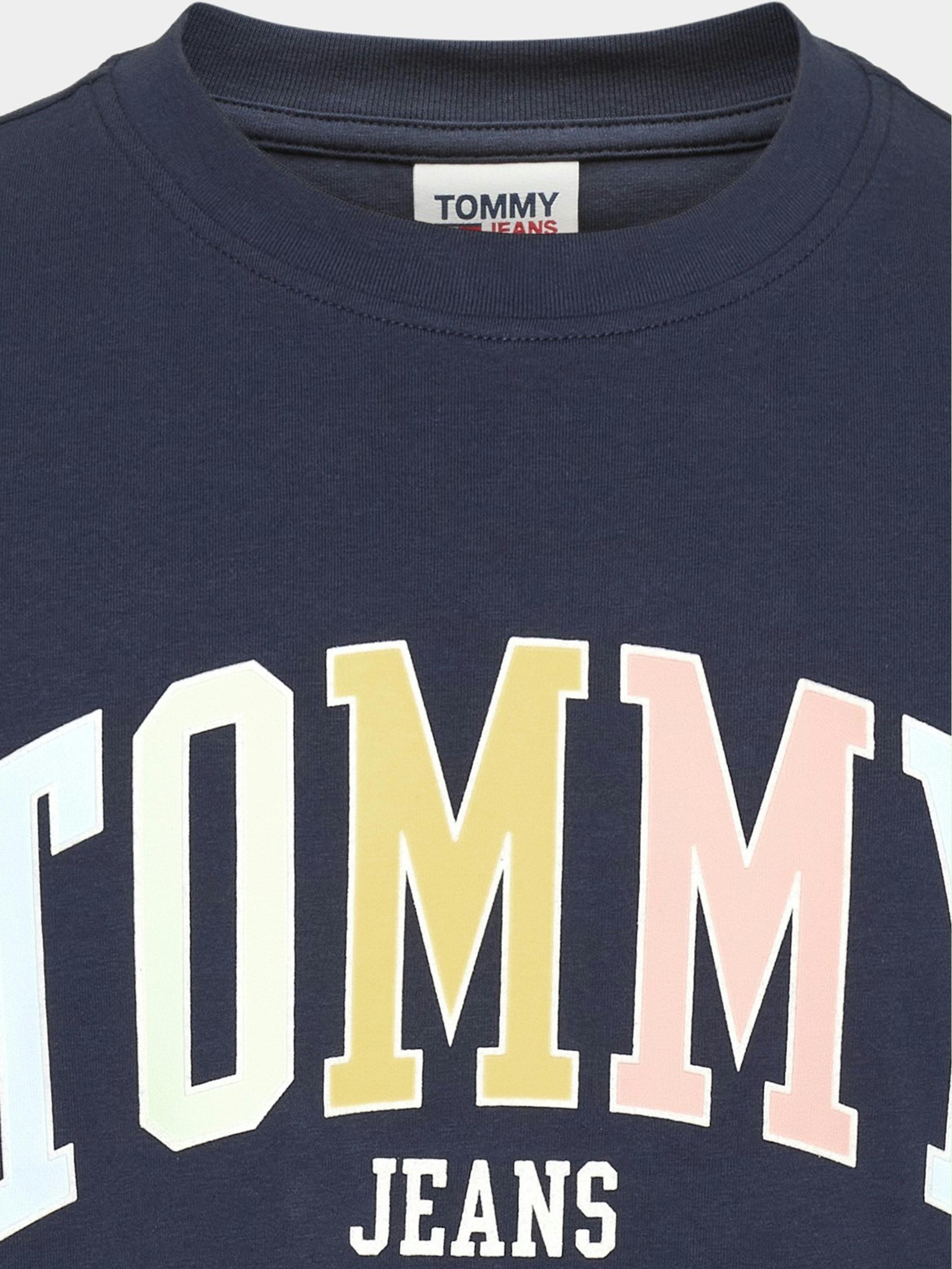 Tommy Jeans T-shirt korte mouw Blauw TJM CLSC College Pop DM0DM16401/C87