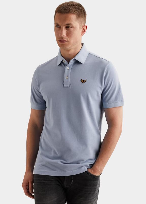 PME Legend Polo heren Blauw Short sleeve polo pique garme PPSS2605850/5299