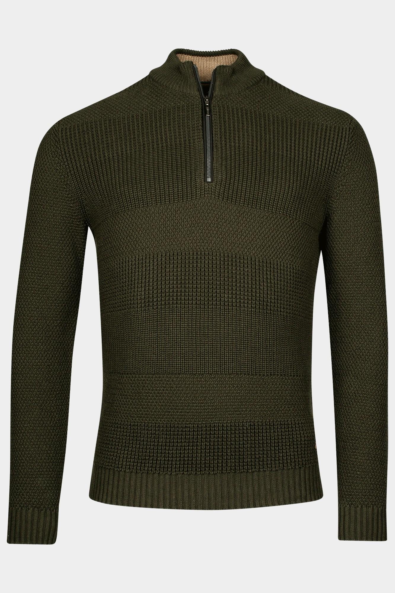 Baileys Half Zip Groen Pullover 1/2 Zip 428437/79