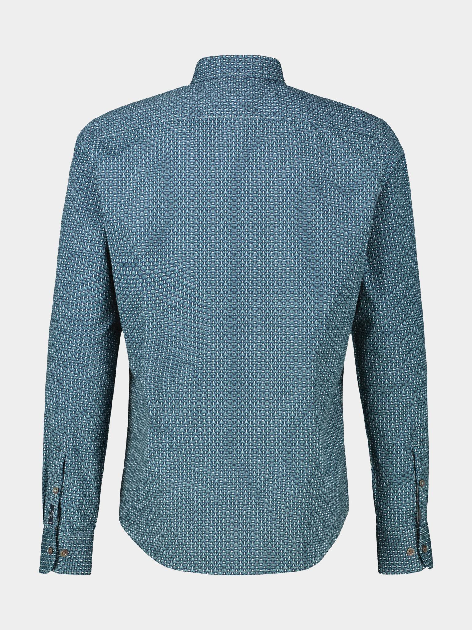 Lerros Casual hemd lange mouw Blauw  2591155/429