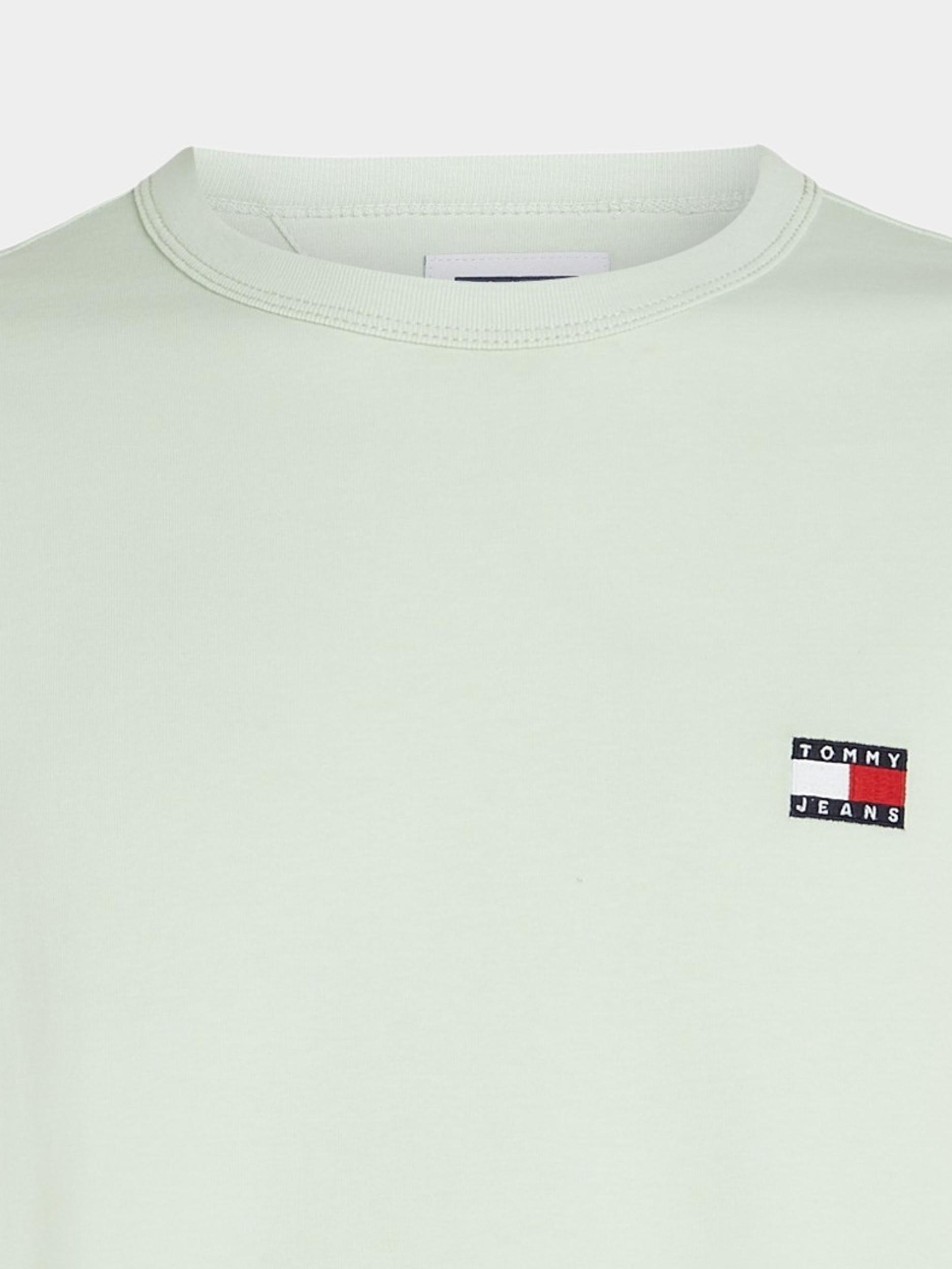 Tommy Jeans T-shirt korte mouw Groen Reg Badge Tee Ex DM0DM17995/LXY