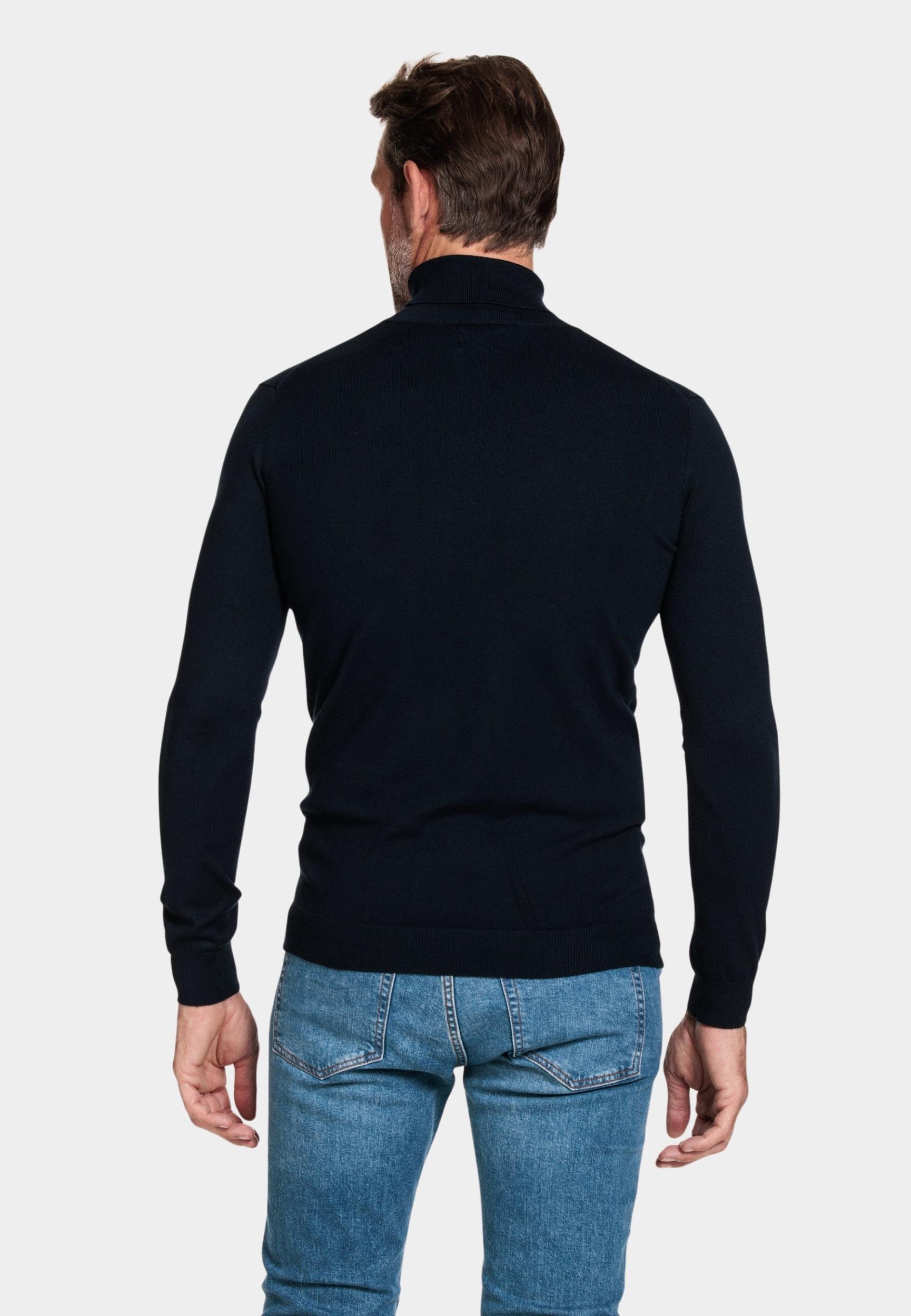 Baileys Coltrui Blauw High Neck Pullover  12gg, sin 328581/60