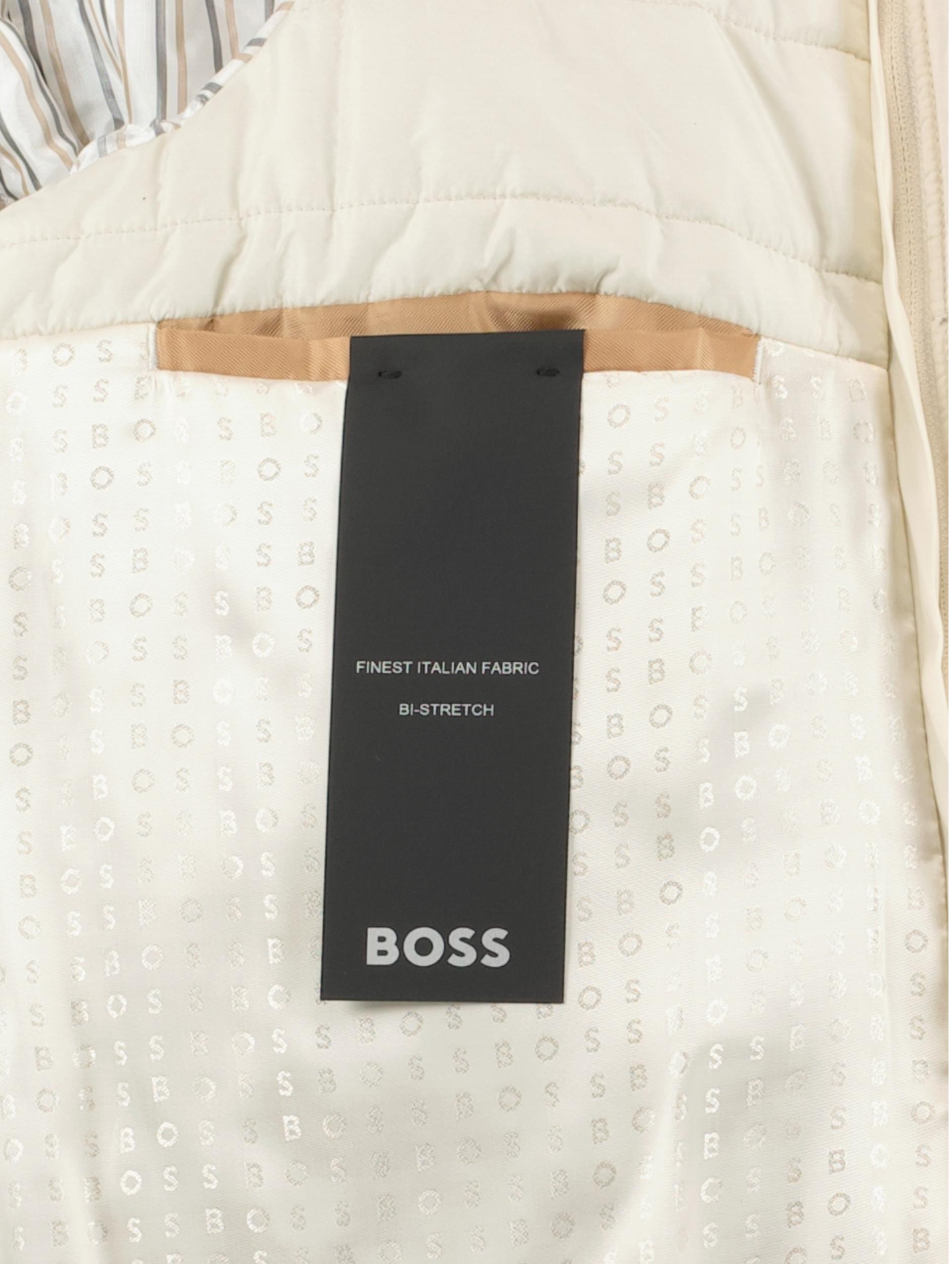 BOSS Black Wollen Jas Beige H-Hyde-J-Bib-Pad-234 10244975 50502320/131