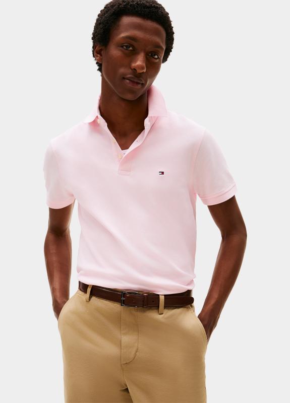Tommy Hilfiger Polo korte mouw Roze 1985 SLIM POLO MW0MW17771/TPB