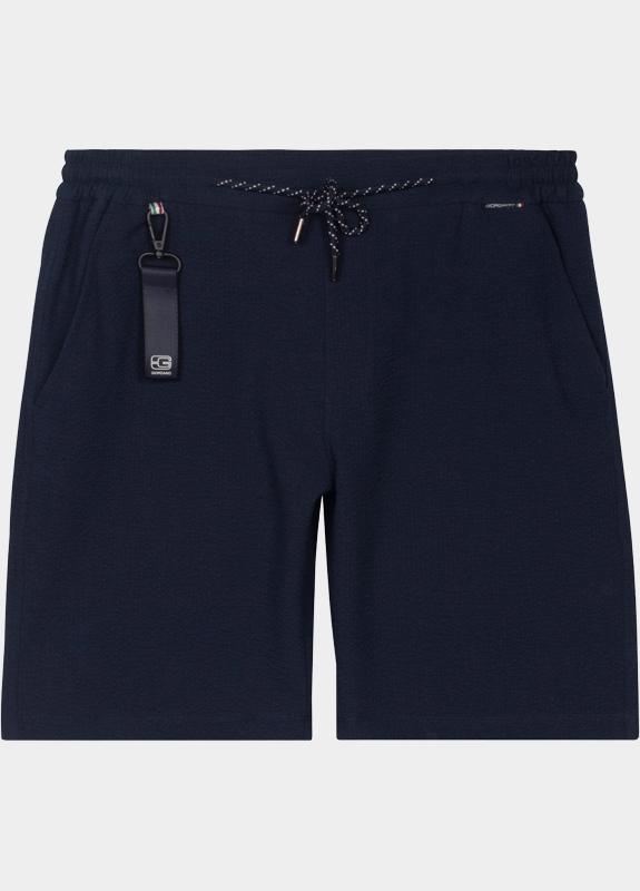 Giordano Korte Broek heren Blauw Sassari short Technical Plain 611105/60
