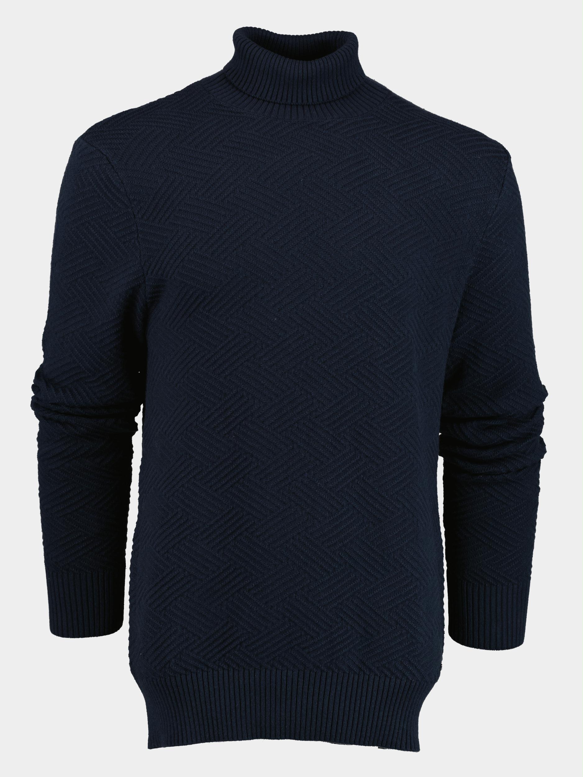 Scotland Blue Coltrui Blauw Billy Roll Neck Pullover Fanc 22305BI24SB/290 navy