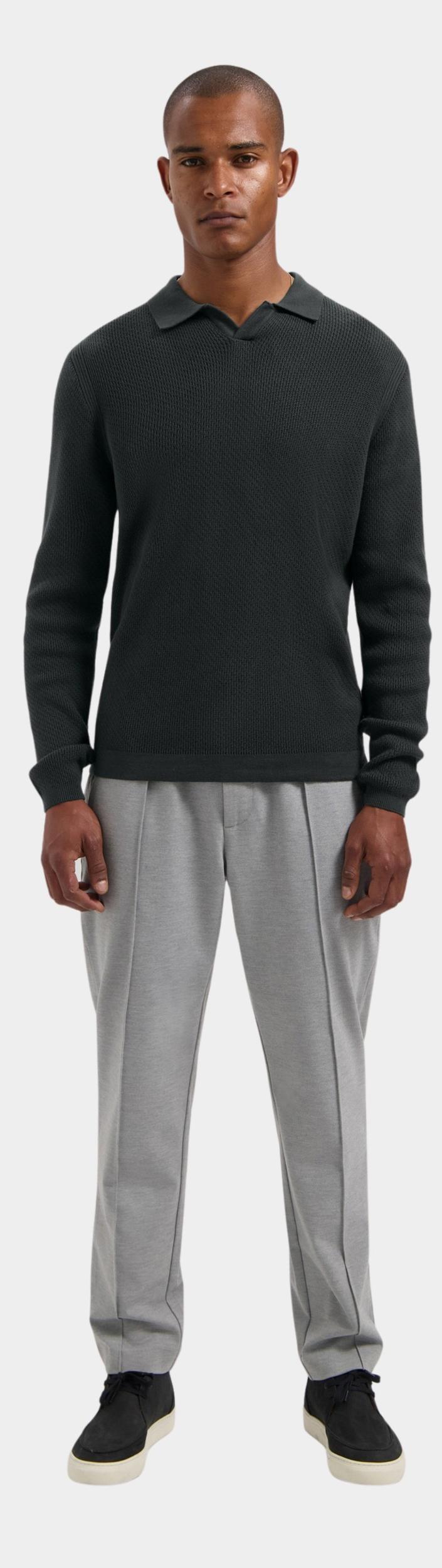 Dstrezzed Polo lange mouw Blauw Kostas Longsleeve Polo 405934/562