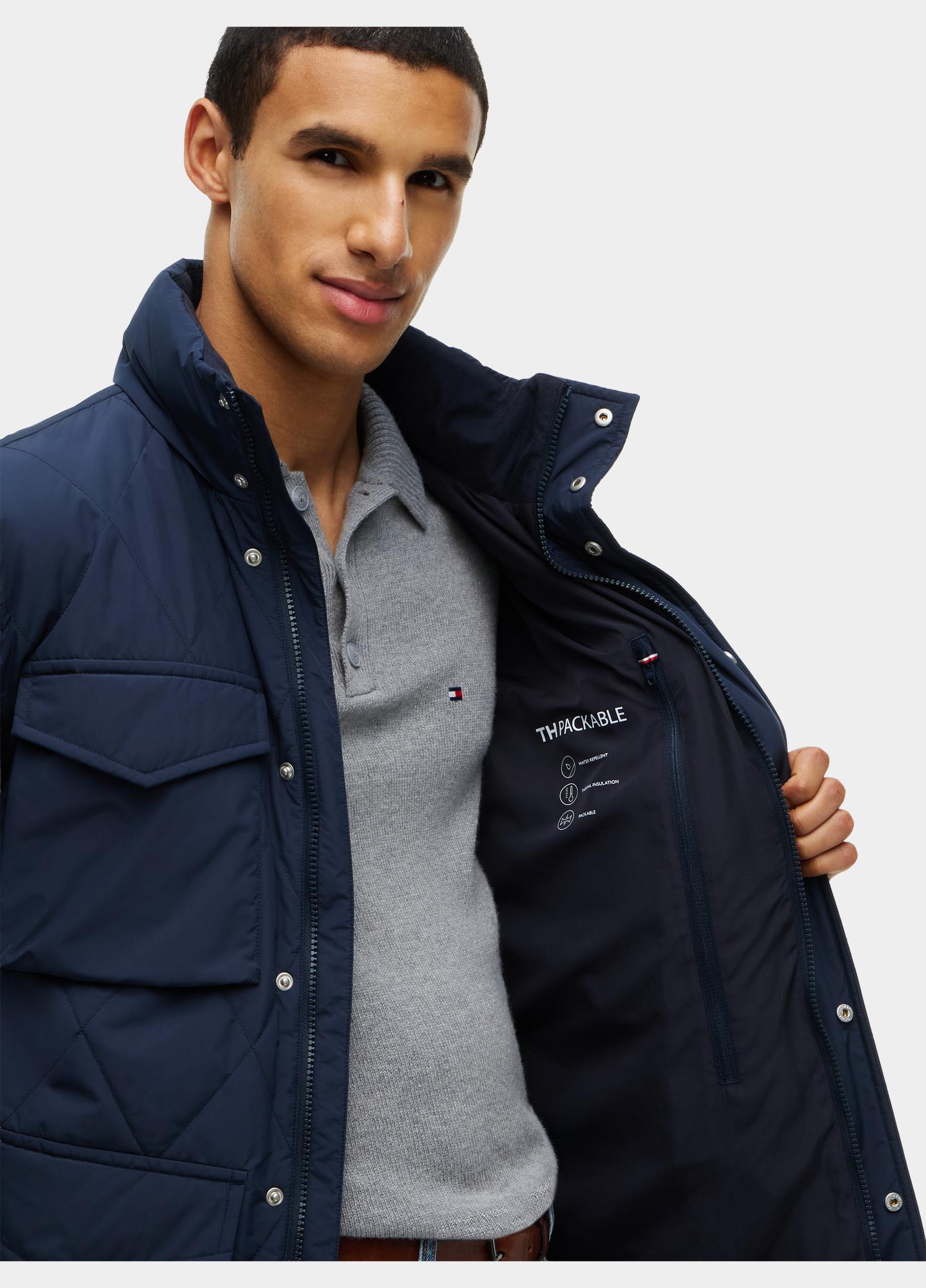 Tommy Hilfiger Winterjas heren Blauw PACKABLE QUILTED FIELD JKT MW0MW44765/DW5
