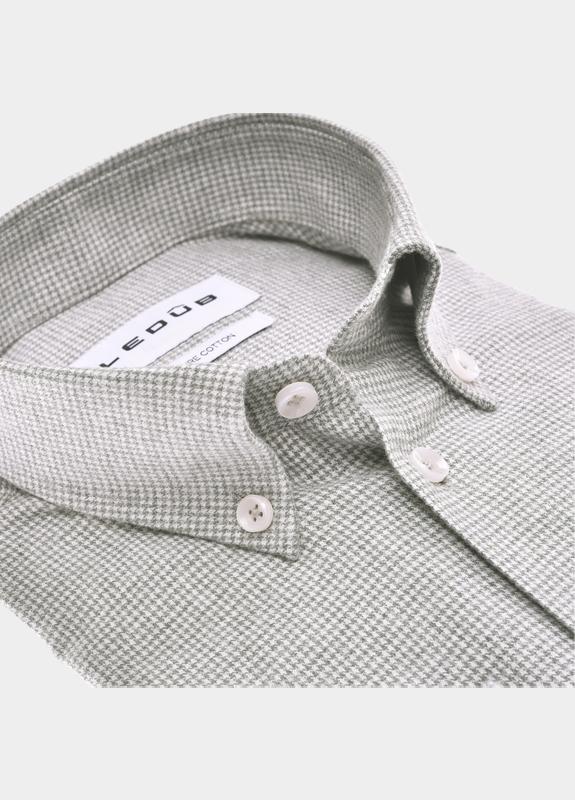 Ledub Business hemd lange mouw Grijs  0701985/230-000-000