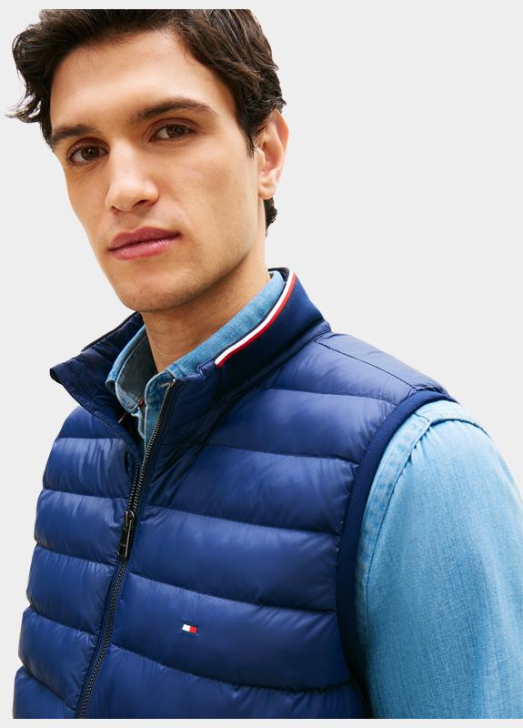 Tommy Hilfiger Bodywarmer heren Blauw MIX MEDIA ESS RWB VEST MW0MW41441/DCC