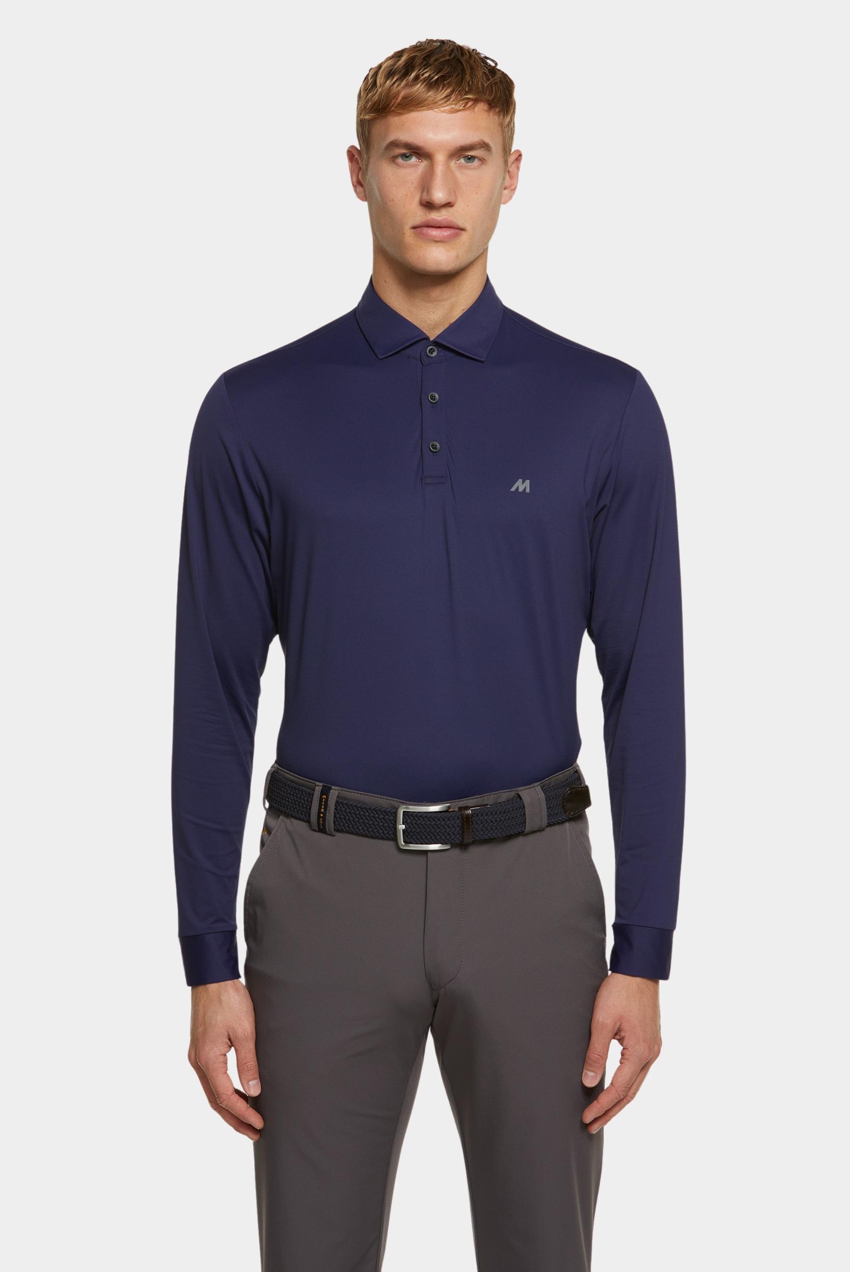 Meyer Polo lange mouw Blauw BRYSON Art.9-9007 9529900700/18