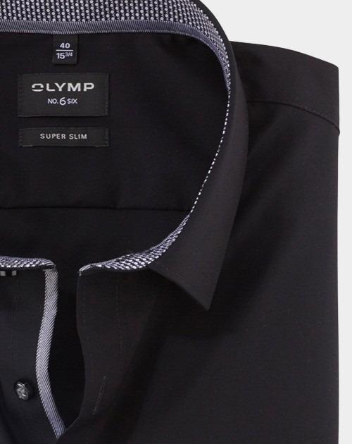 Olymp Business hemd lange mouw Zwart No. Six 077464/68
