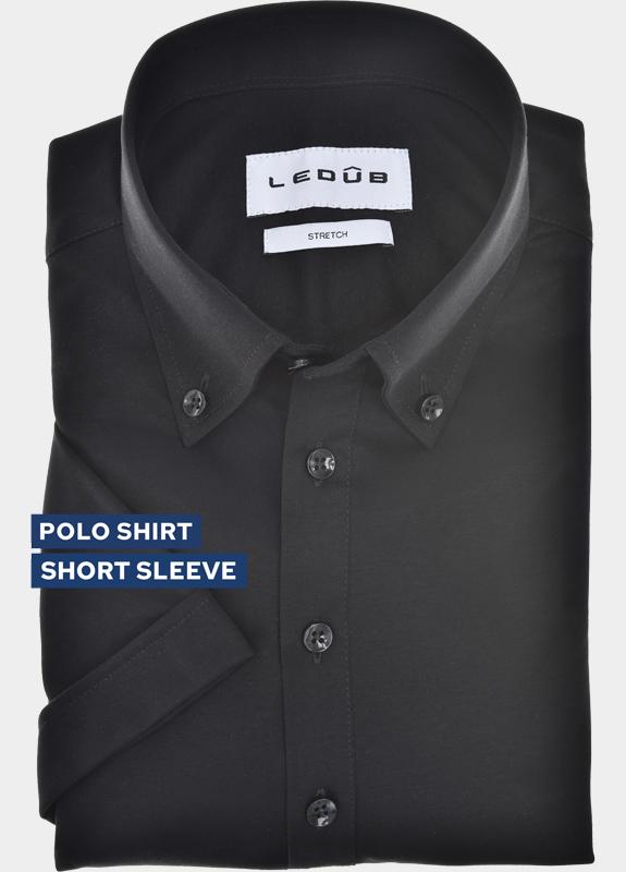 Ledub Polo korte mouw Zwart  0143306/290-000-000