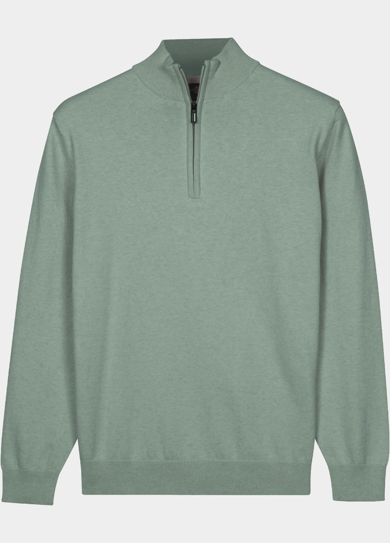 Baileys Half Zip Groen Pullover 1/2 zip  with low po 618400/725