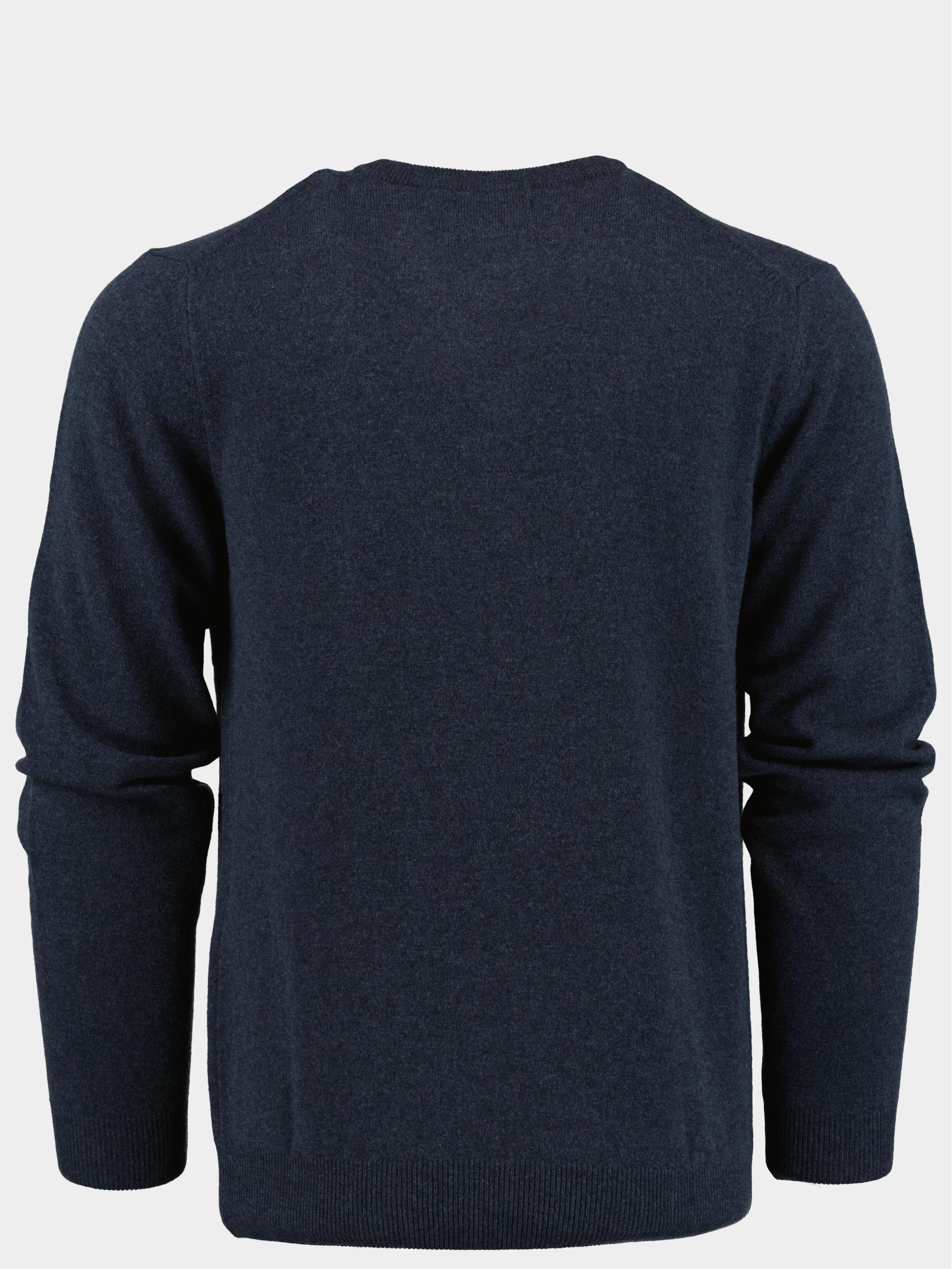 Gant Pullover Blauw Superfine Lambswool V-Neck 87212/480